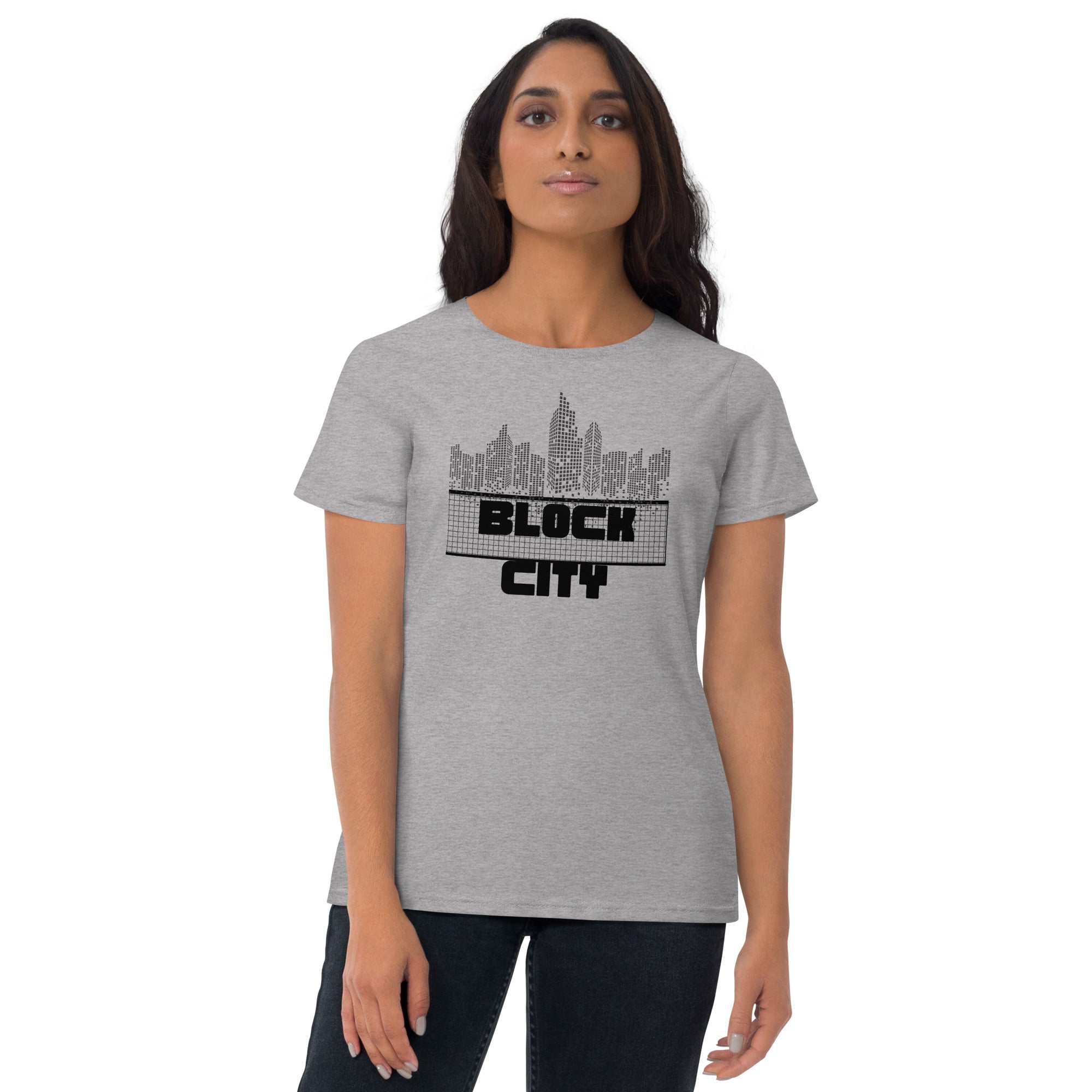 Block City Women's Fitted T-Shirt