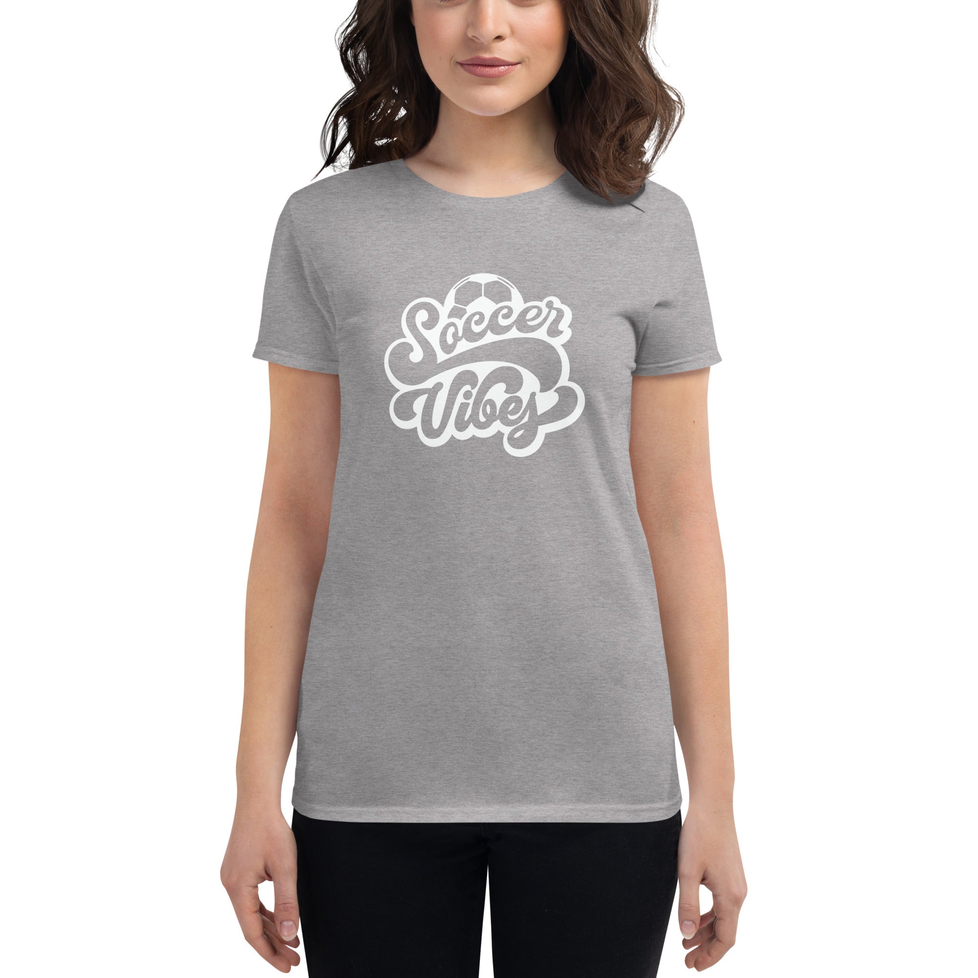 Soccer Vibes Women's Fitted T-Shirt