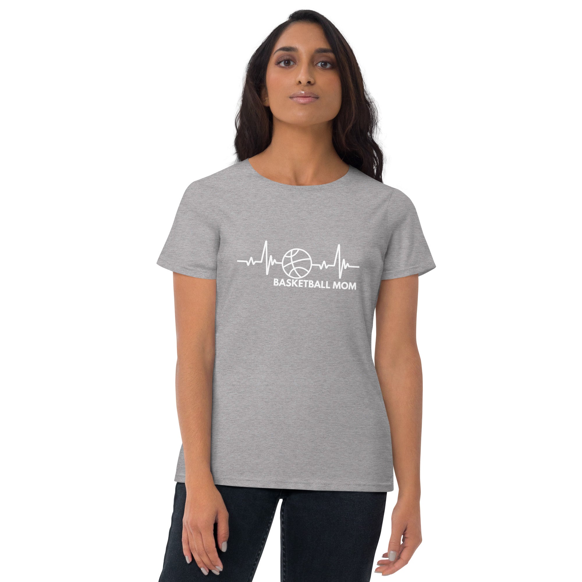 Basketball Mom Women's Fitted T-Shirt