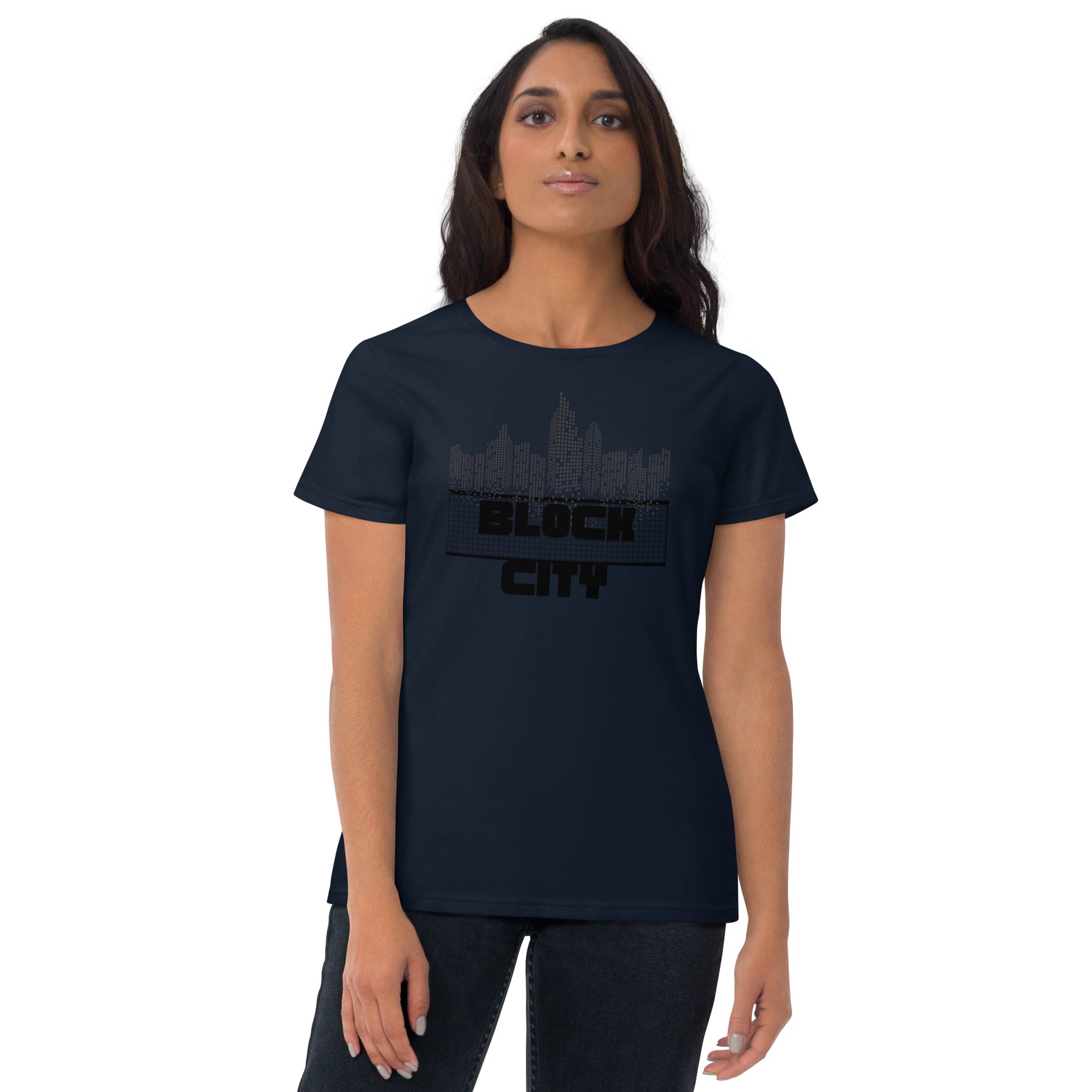 Block City Women's Fitted T-Shirt