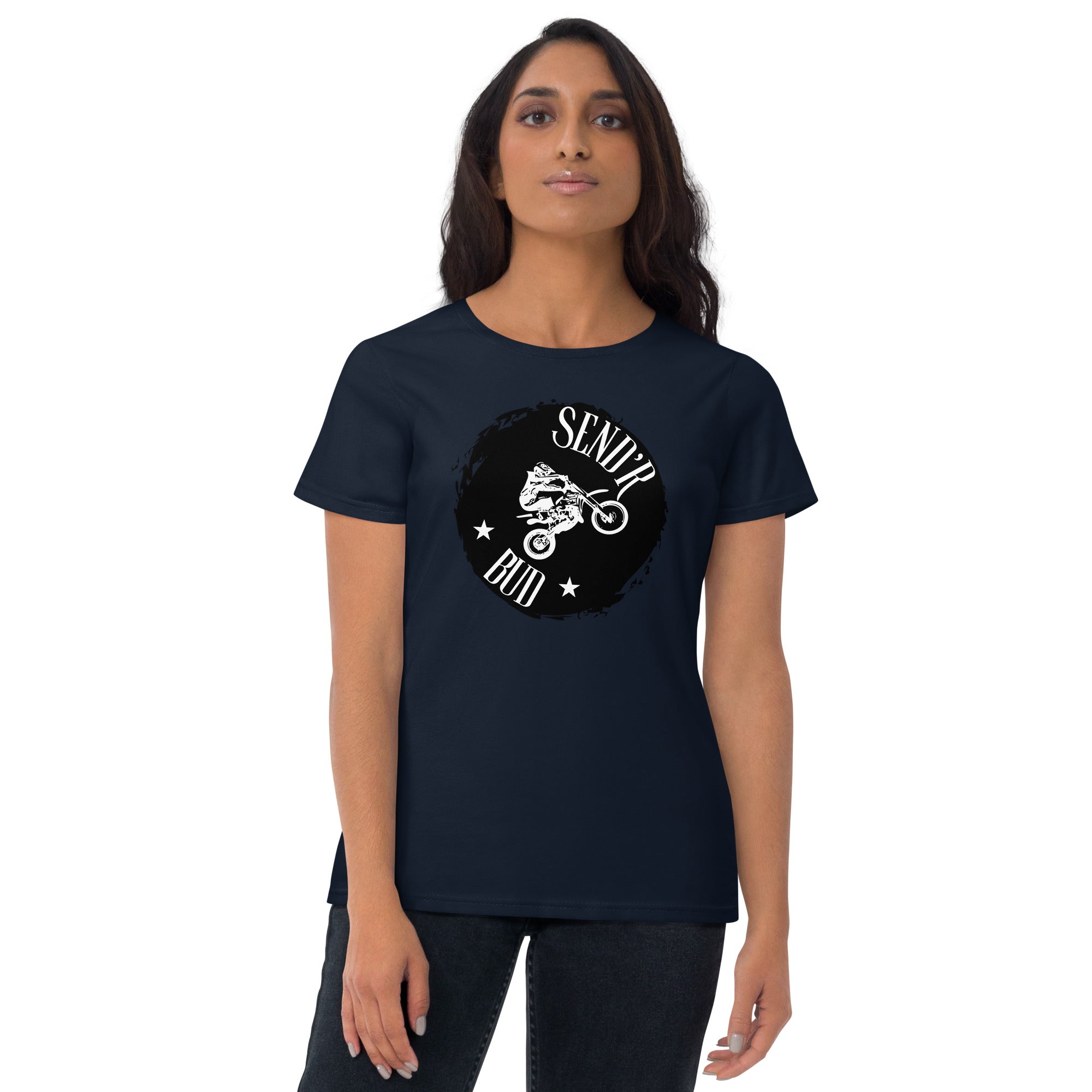 Send'r Bud Women's Fitted T-Shirt