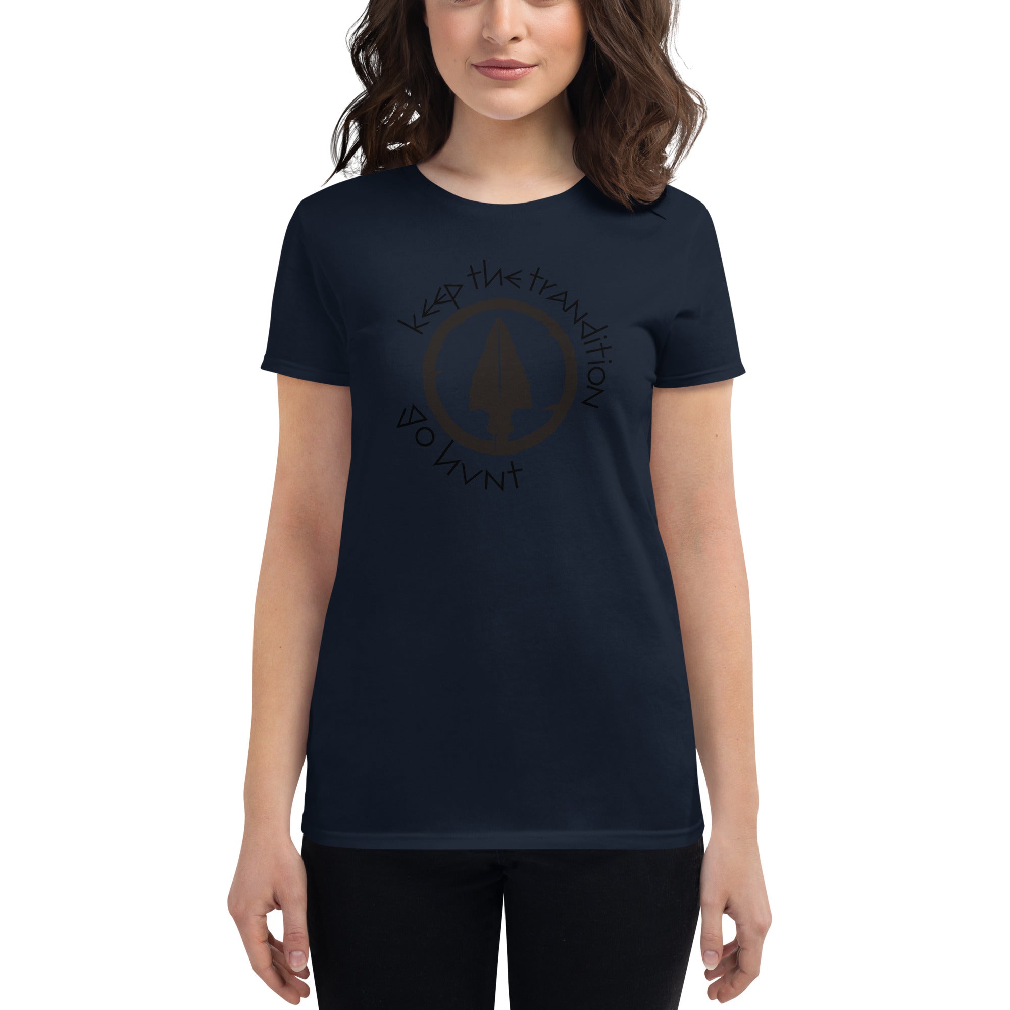 Keep The Tradition Women's Fitted T-Shirt - Go Hunt