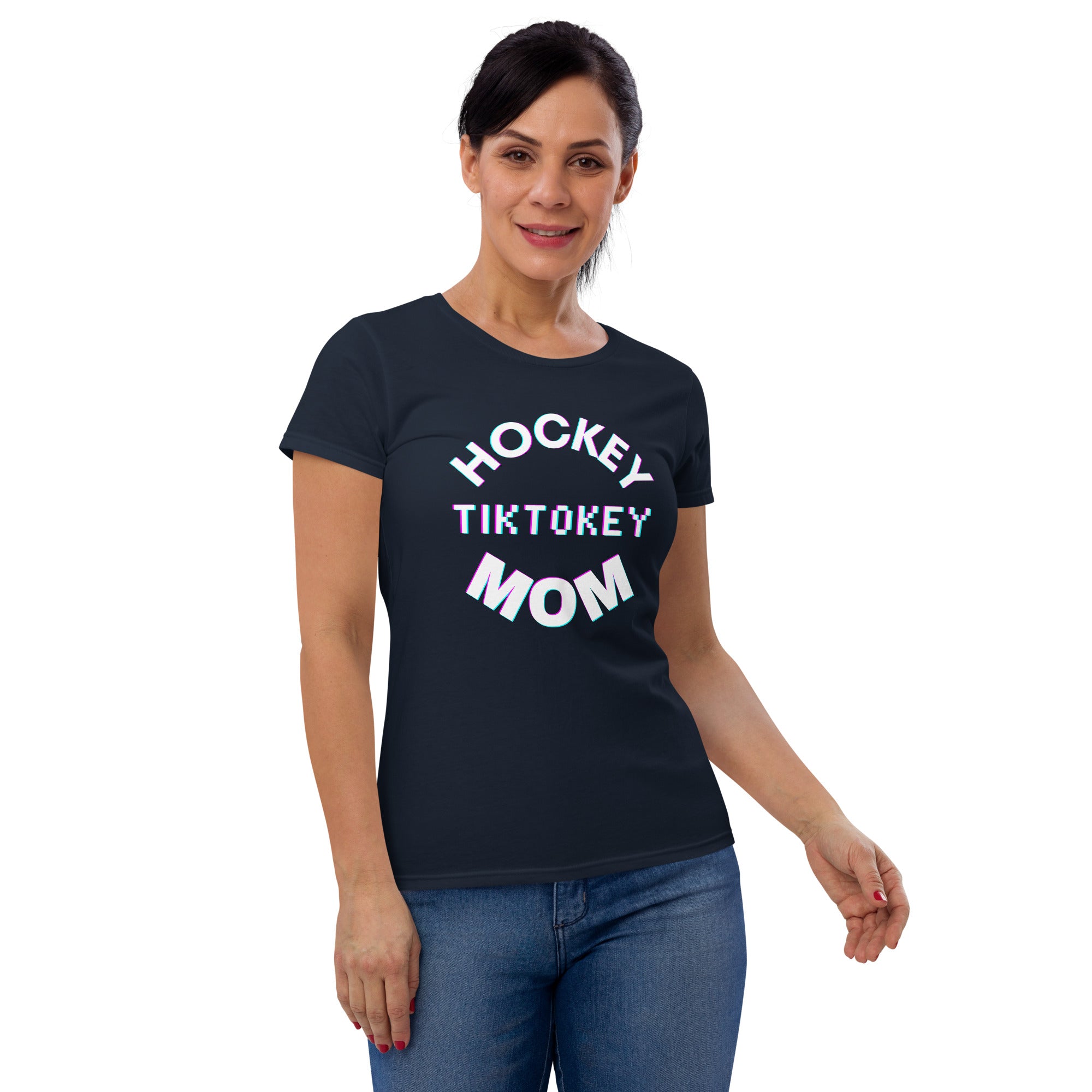 Hockey Tiktokey Women's Fitted T-Shirt