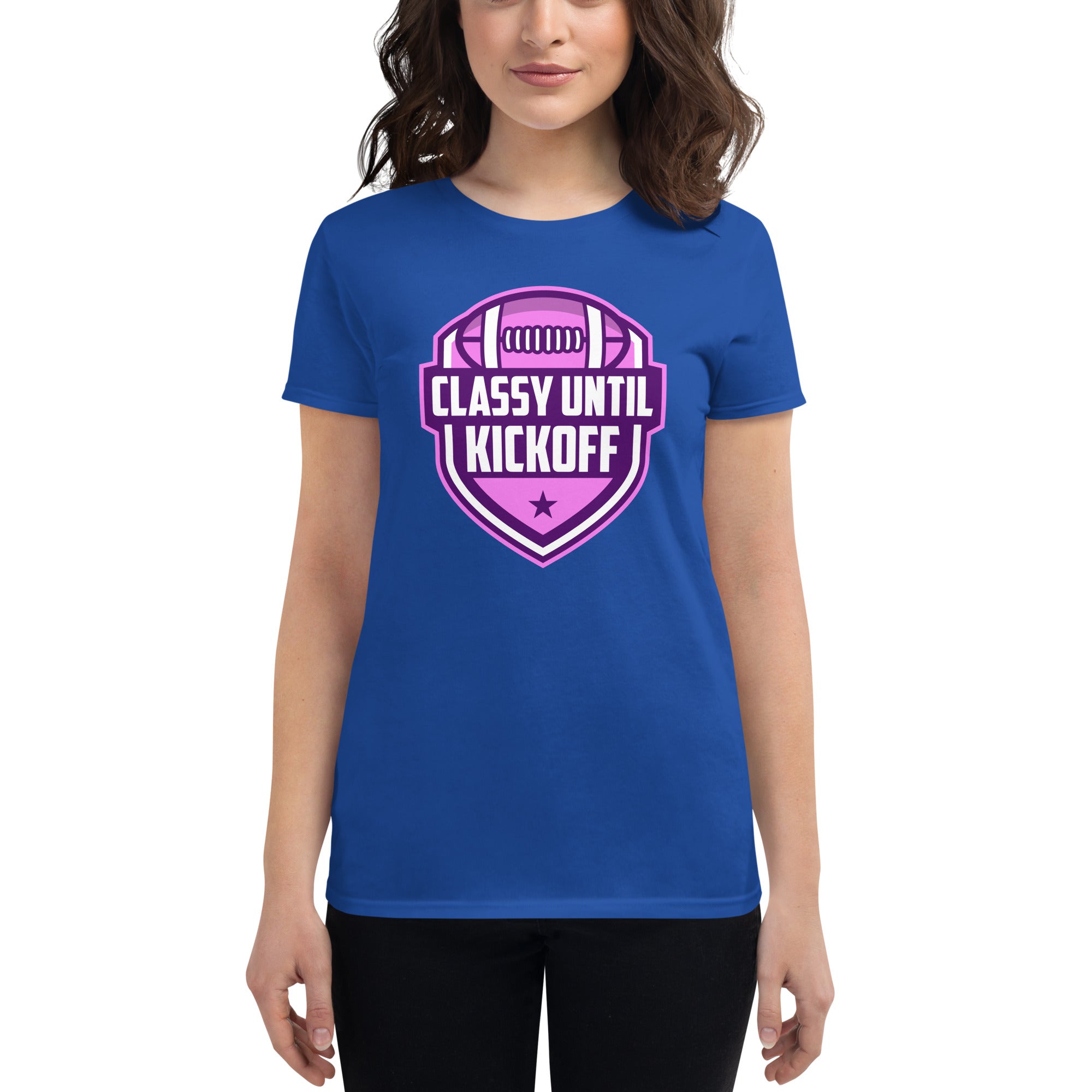 Classy Until KickOff Women's Classic T-Shirt