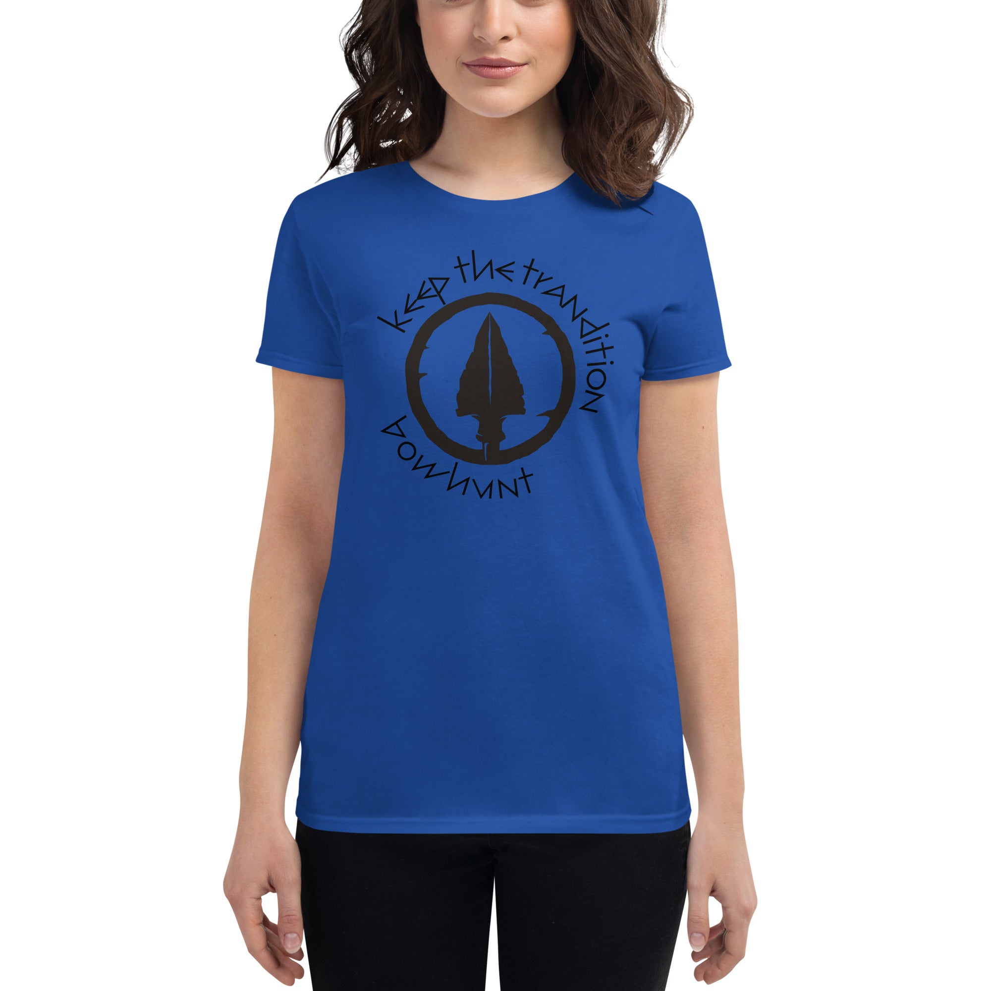 Keep The Tradition Women's Fitted T-Shirt - Bow Hunt