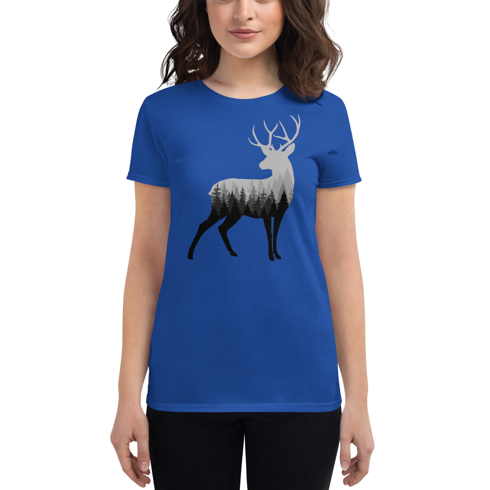 Buck n' Trees Women's Fitted T-Shirt