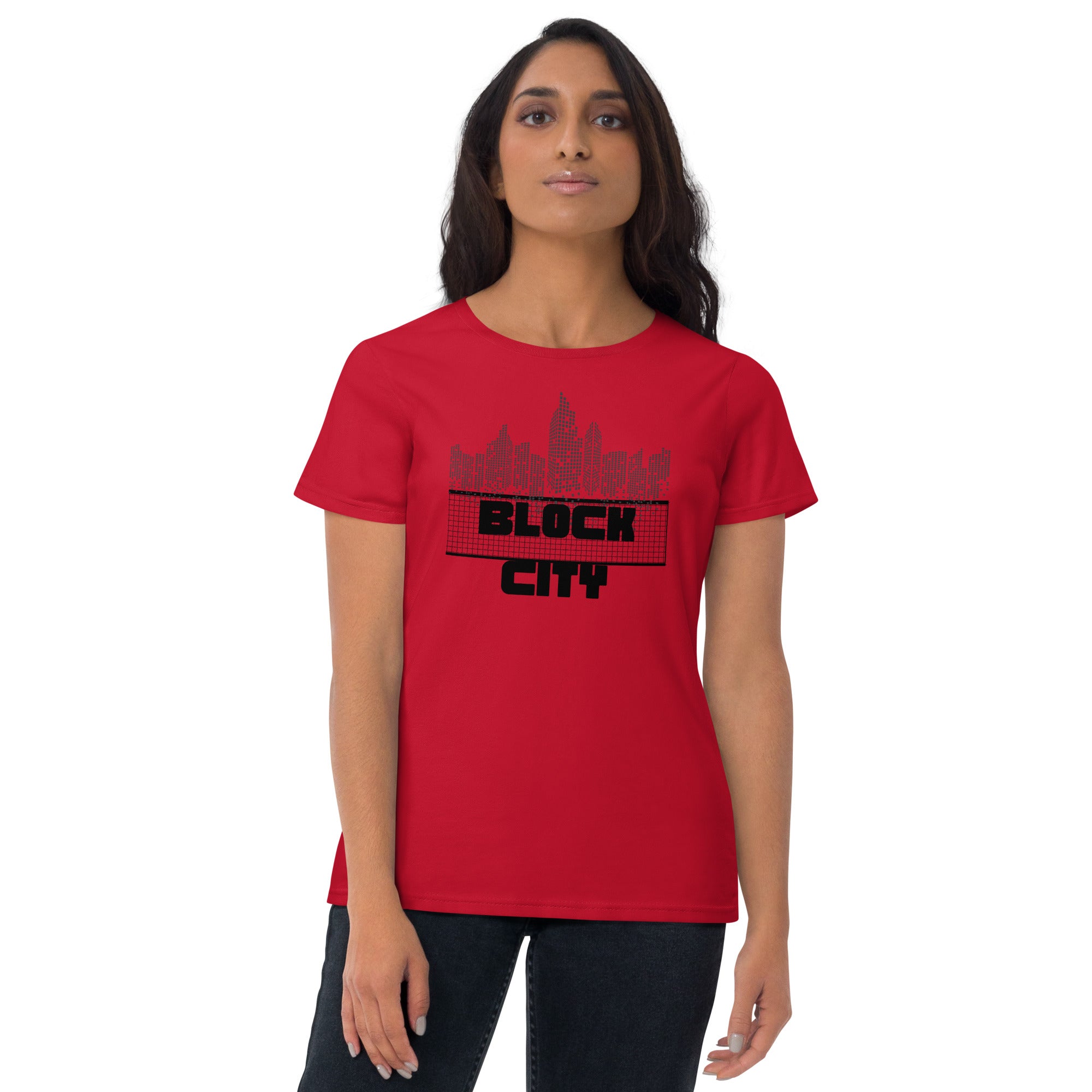 Block City Women's Fitted T-Shirt