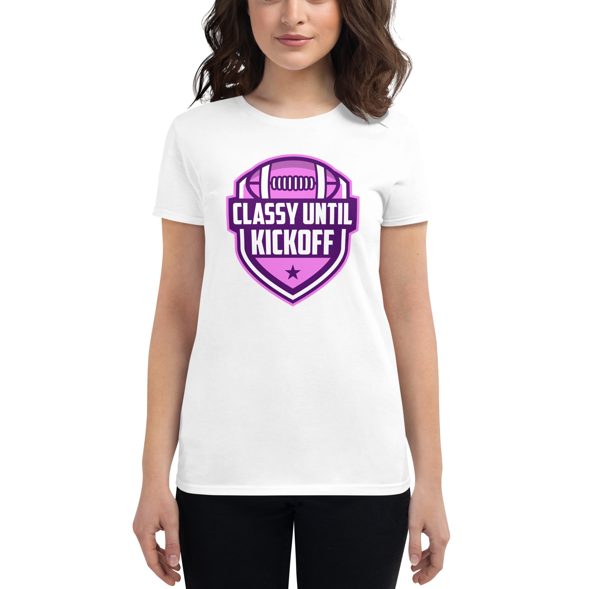 Classy Until KickOff Women's Classic T-Shirt