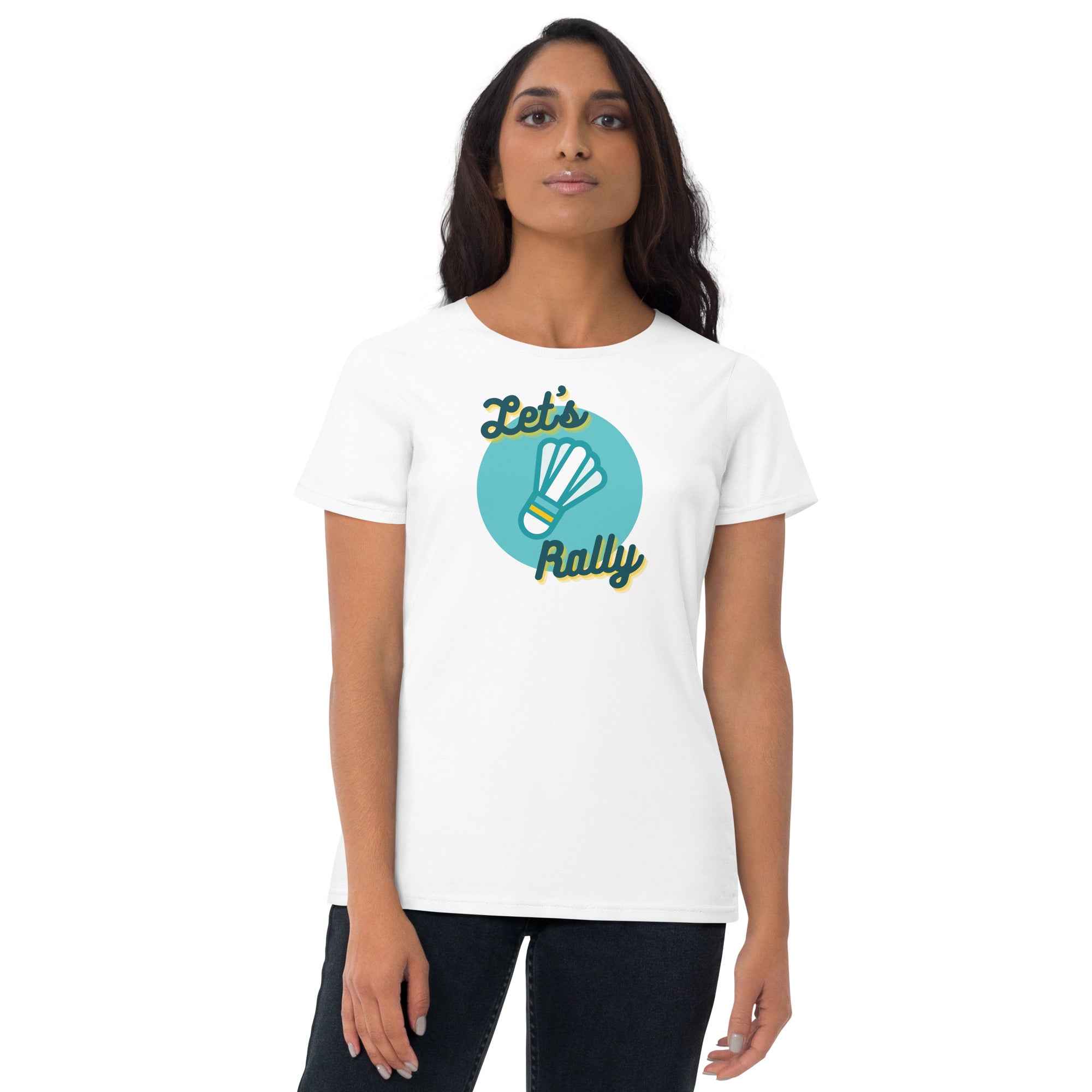 Let's Rally Women's Fitted T-Shirt