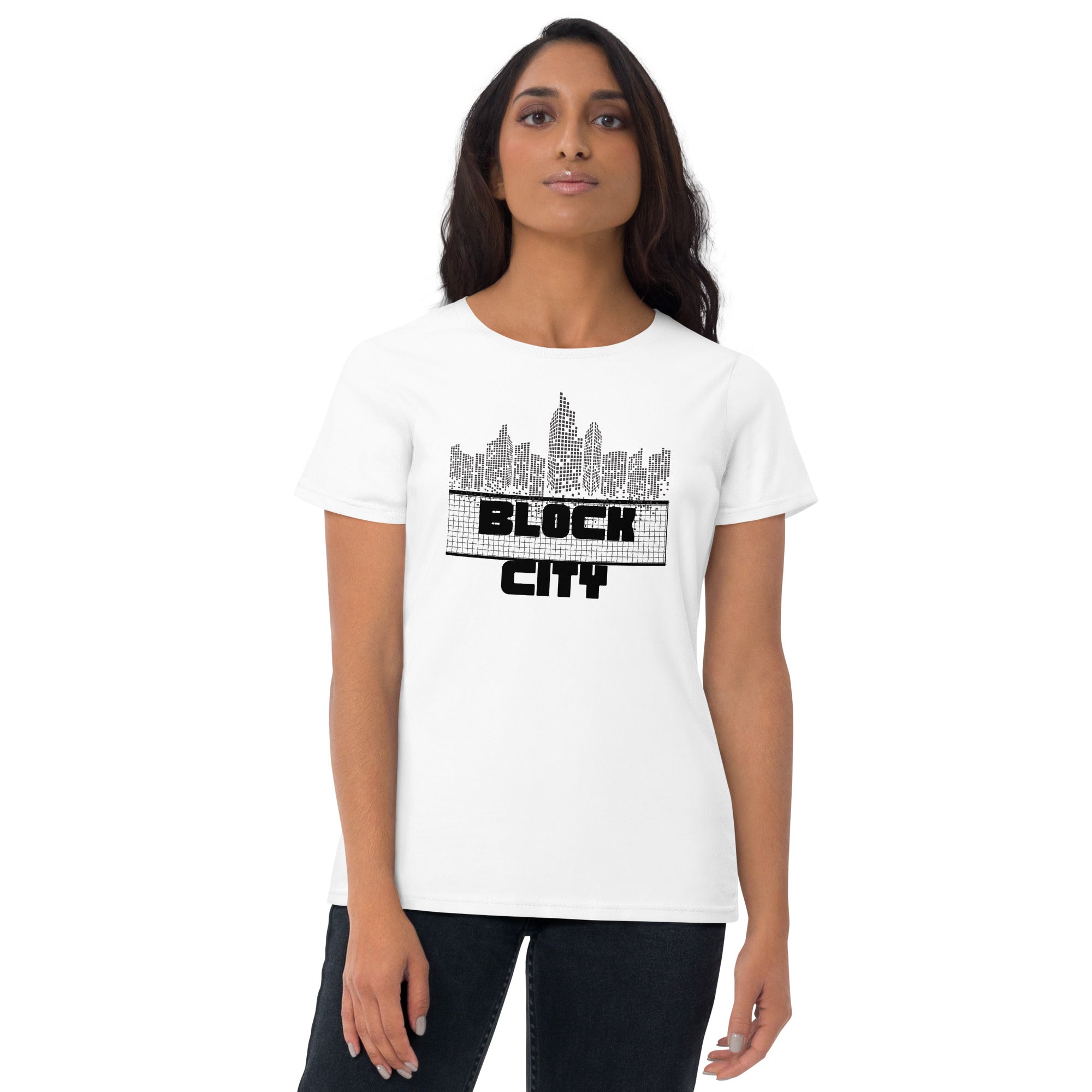 Block City Women's Fitted T-Shirt