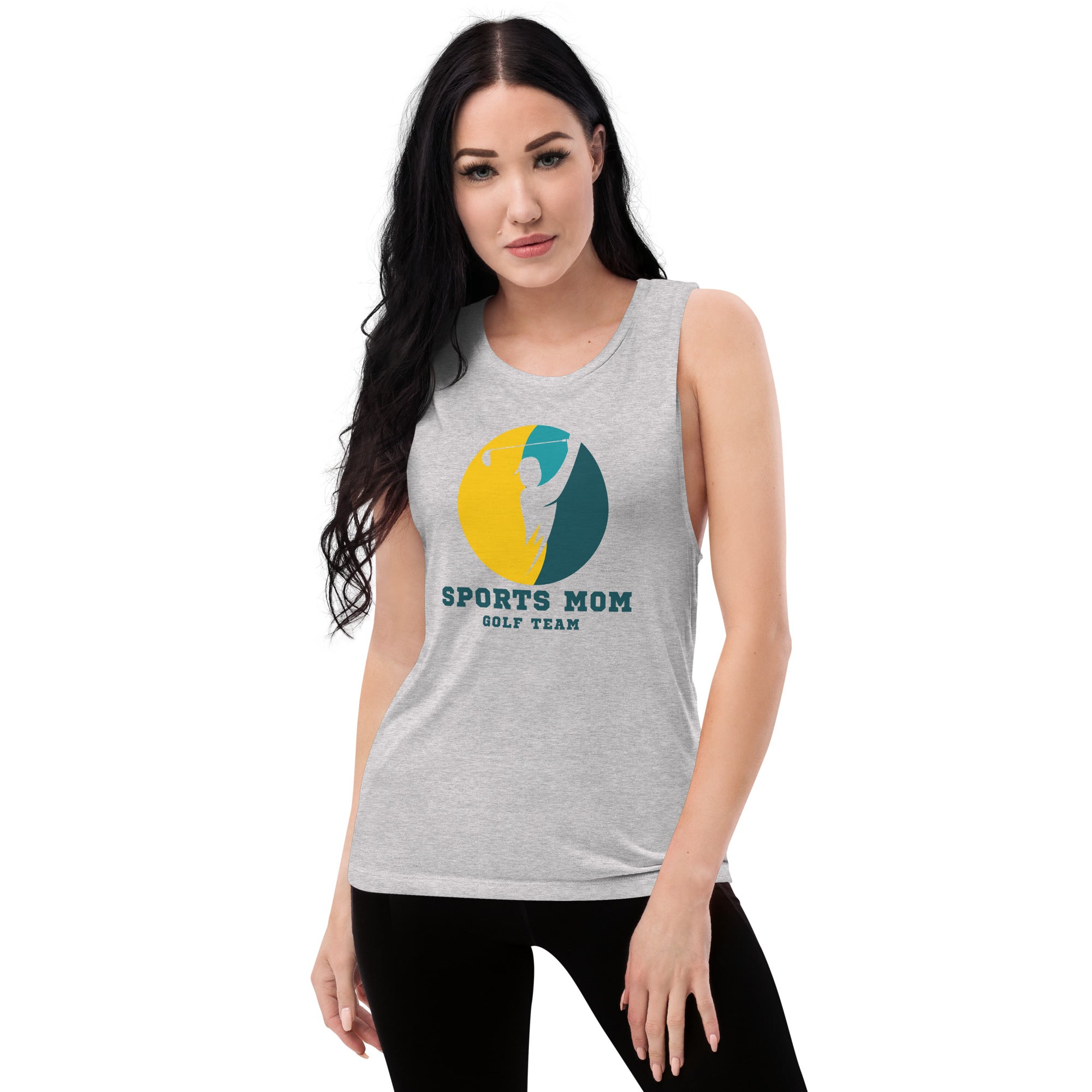 The Original Sports Mom Golf Team Women's Muscle Tank