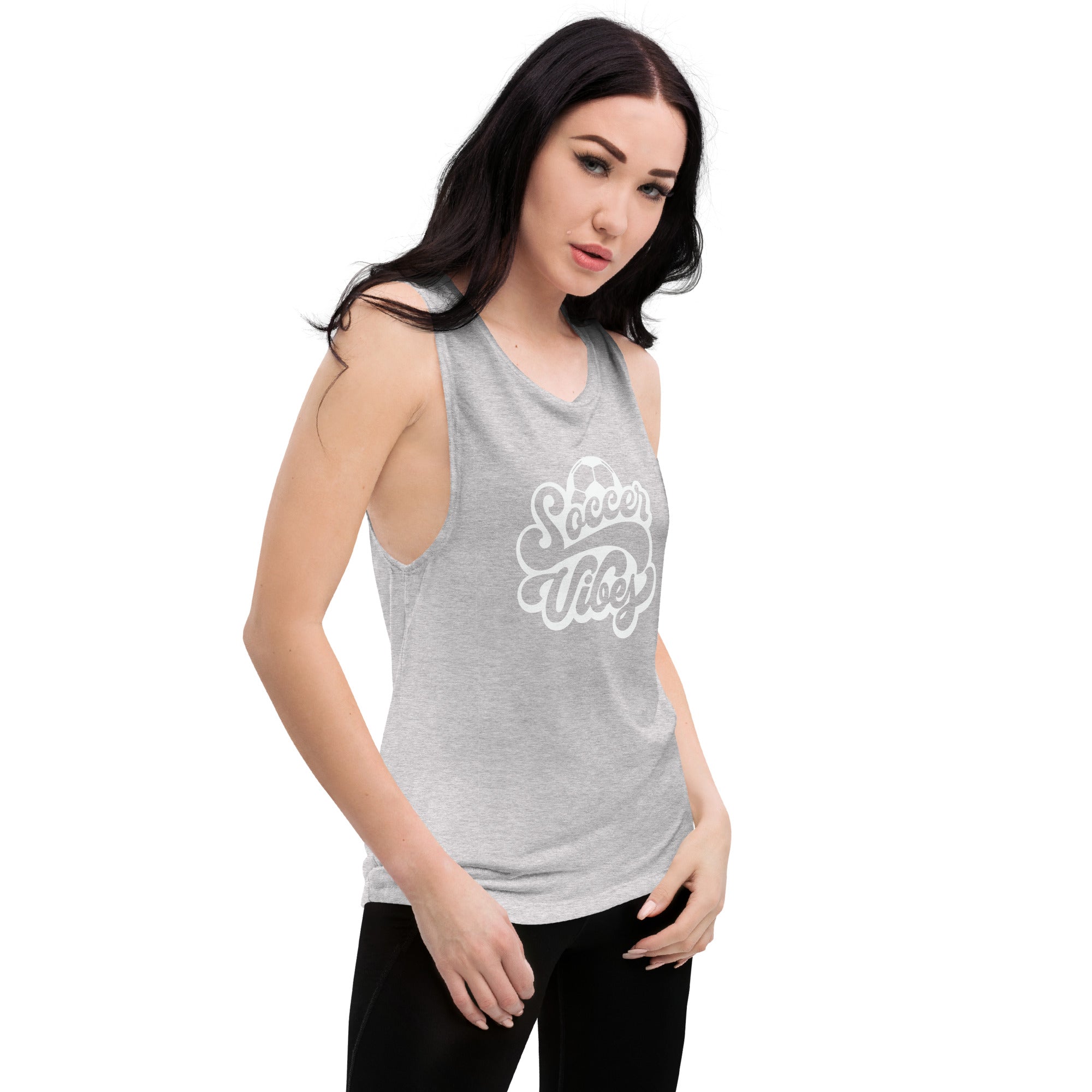 Soccer Vibes Women's Muscle Tank