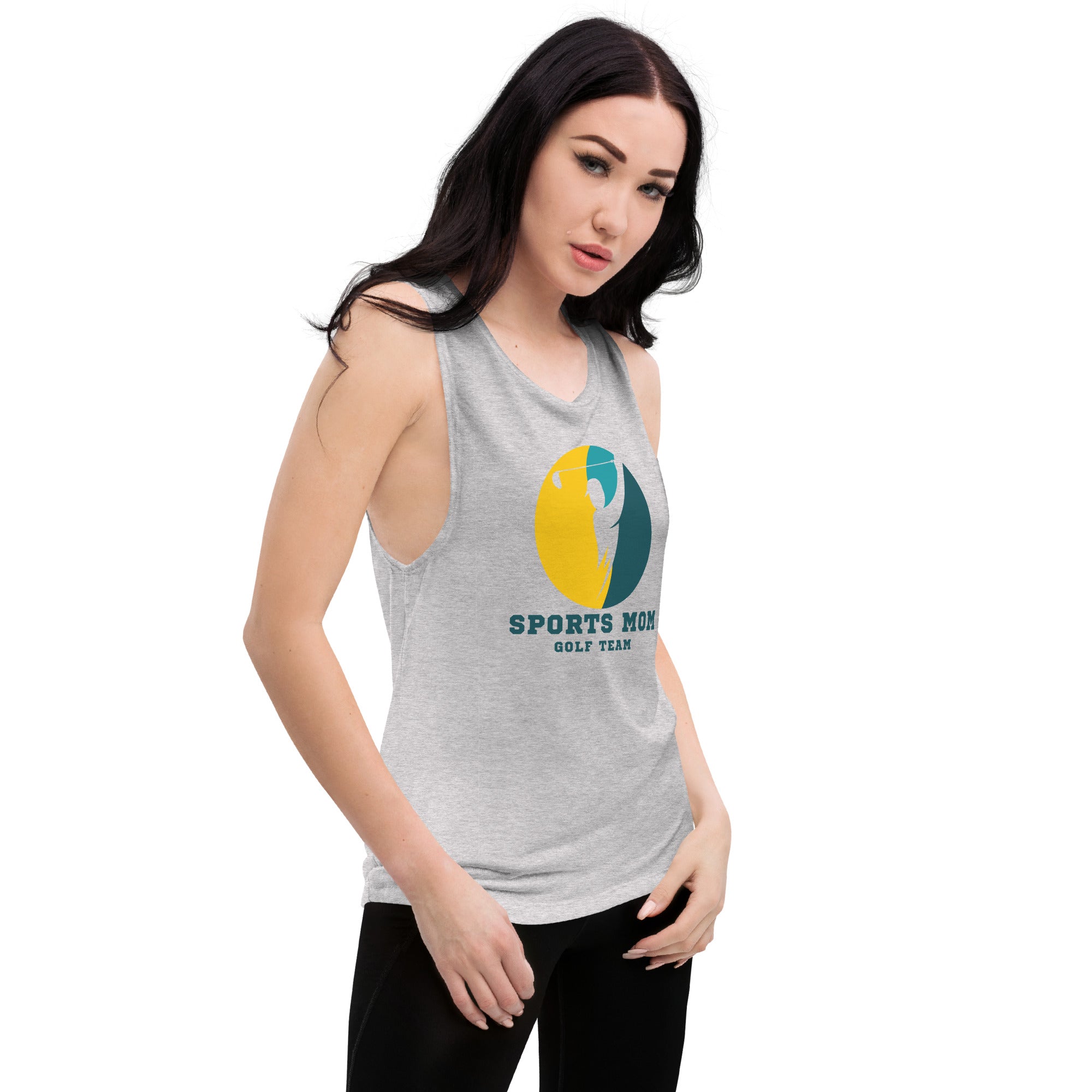 The Original Sports Mom Golf Team Women's Muscle Tank