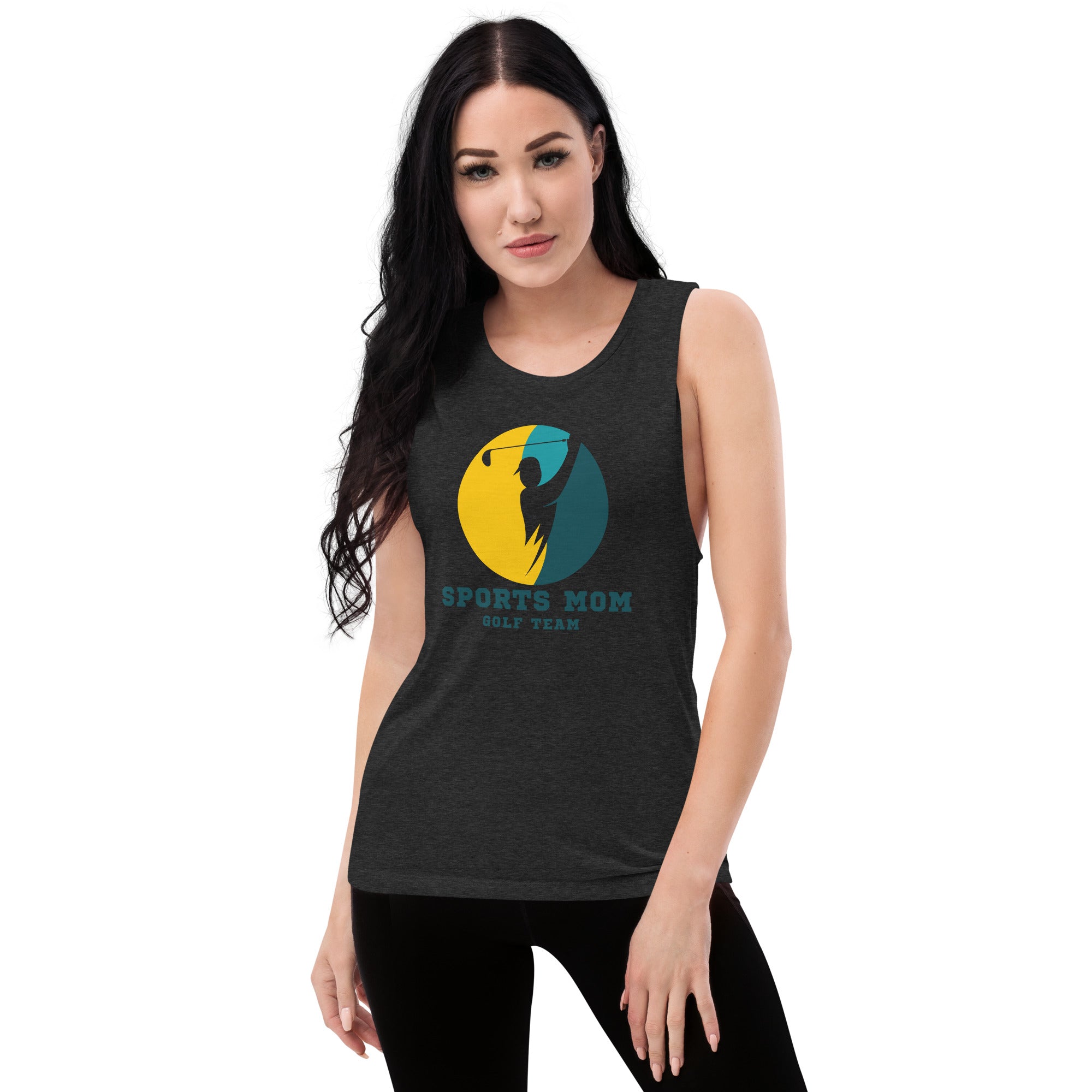 The Original Sports Mom Golf Team Women's Muscle Tank