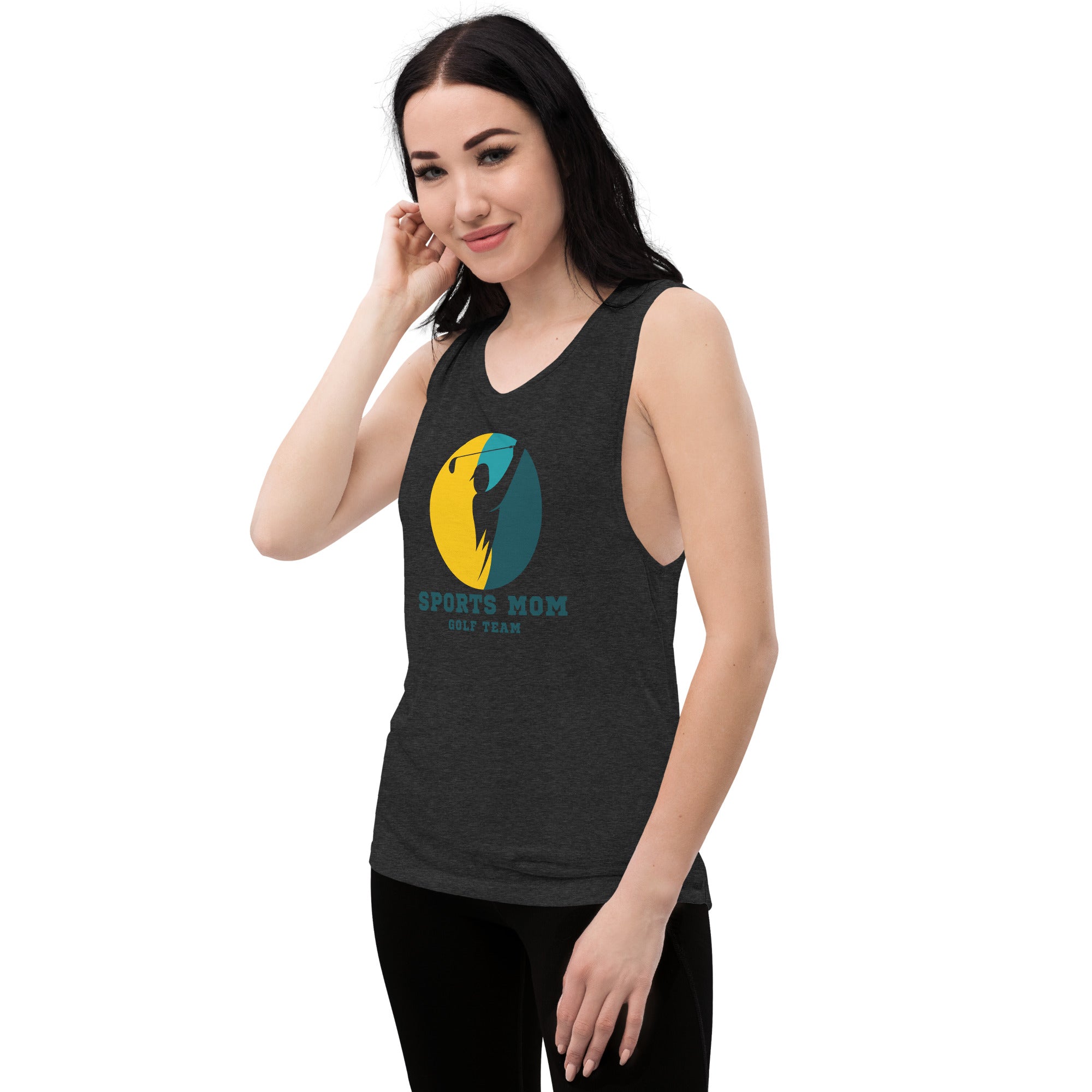 The Original Sports Mom Golf Team Women's Muscle Tank