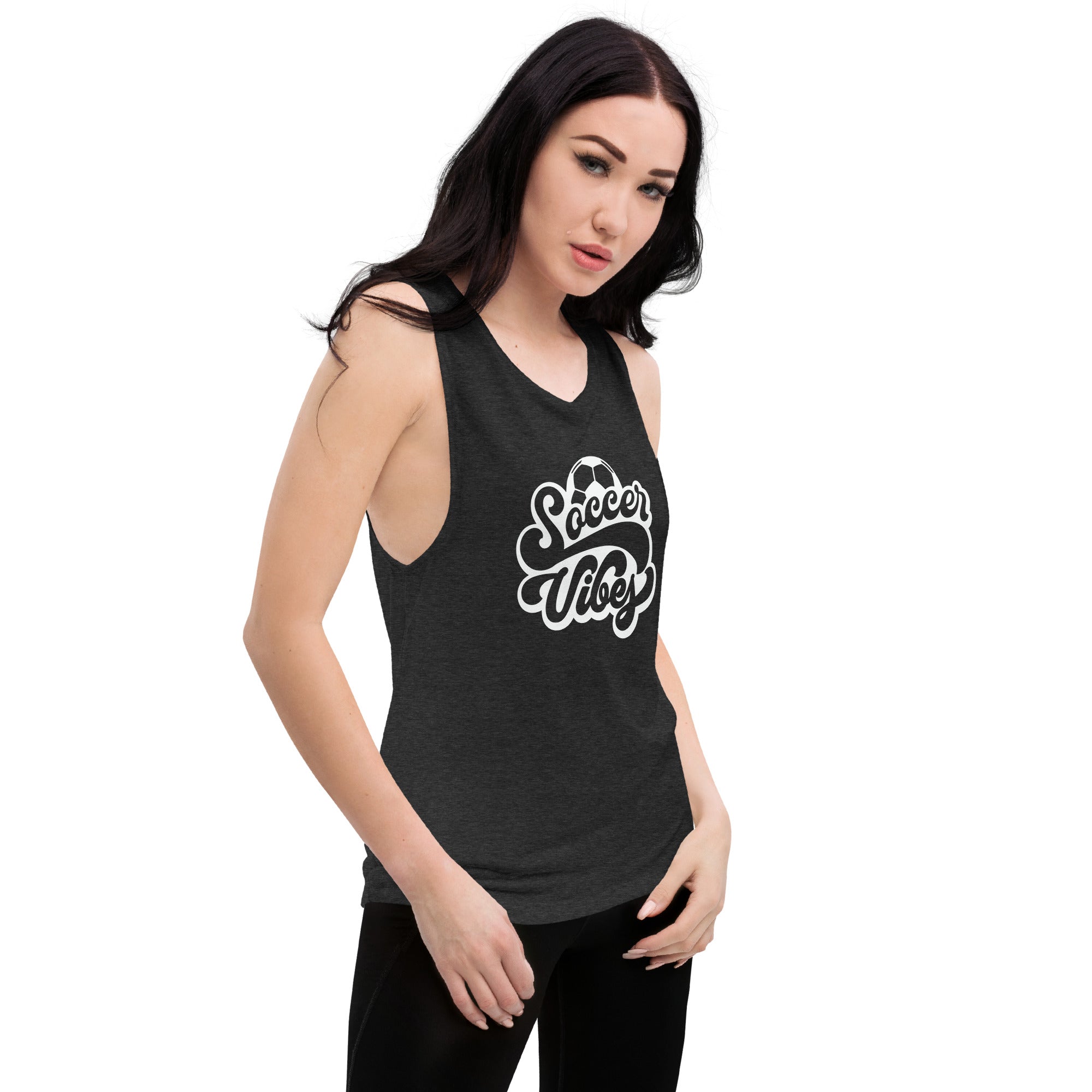 Soccer Vibes Women's Muscle Tank