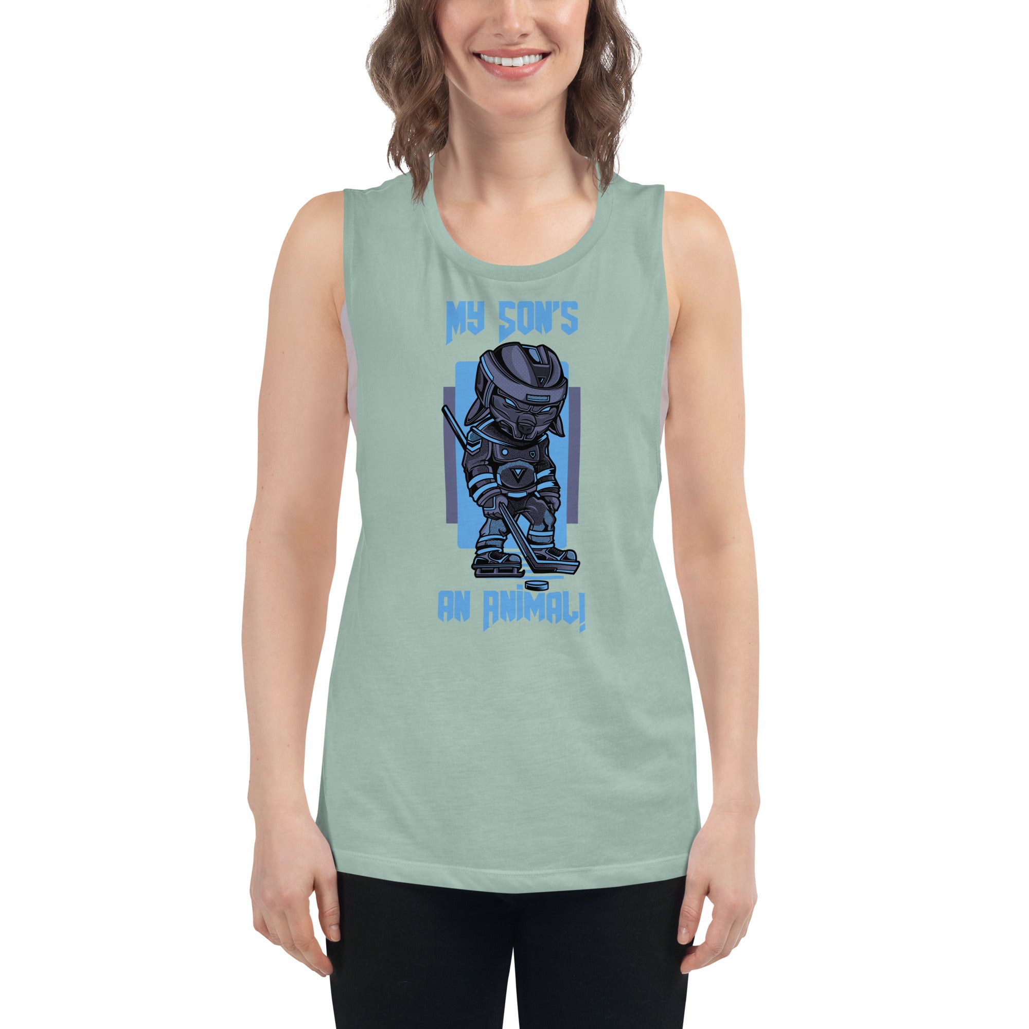 My Son's An Animal Women's Muscle Tank