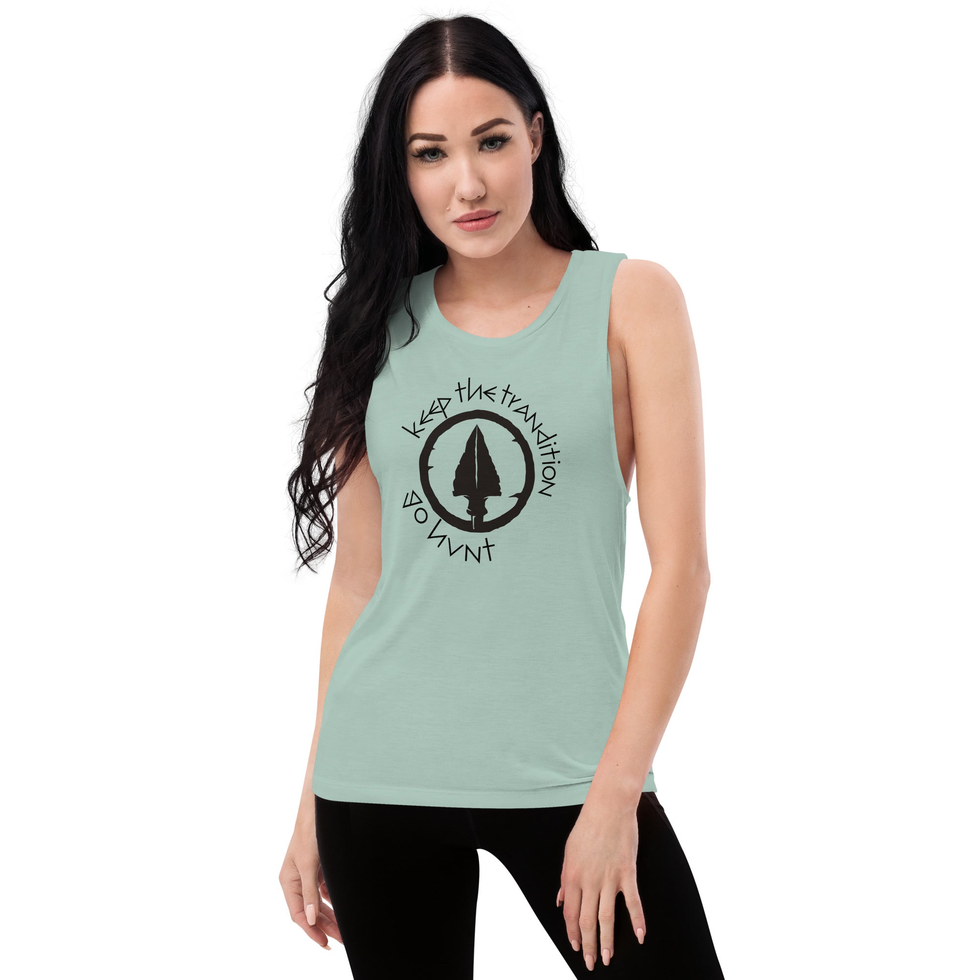 Keep The Tradition Women's Muscle Tank - Go Hunt
