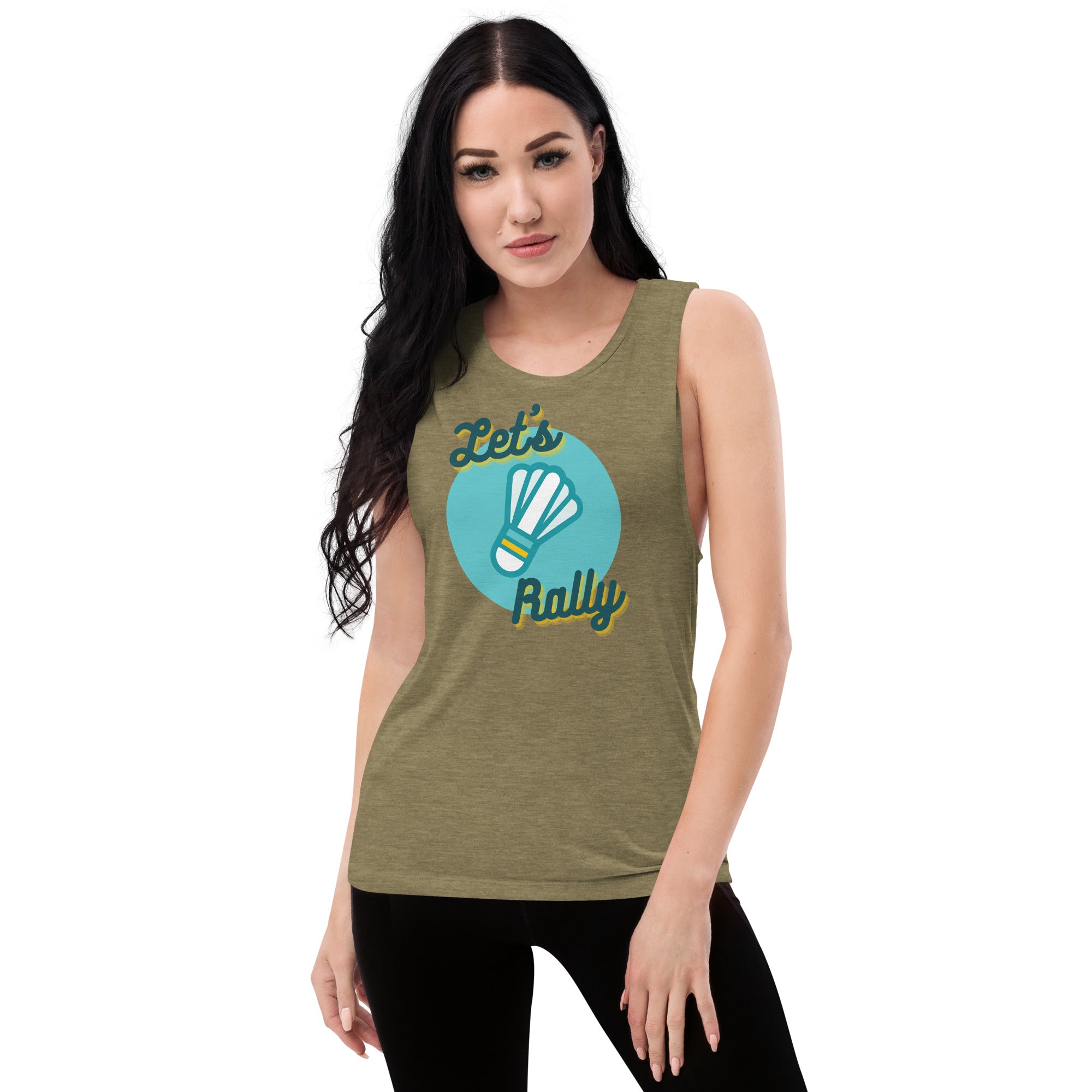 Let's Rally Women's Muscle Tank