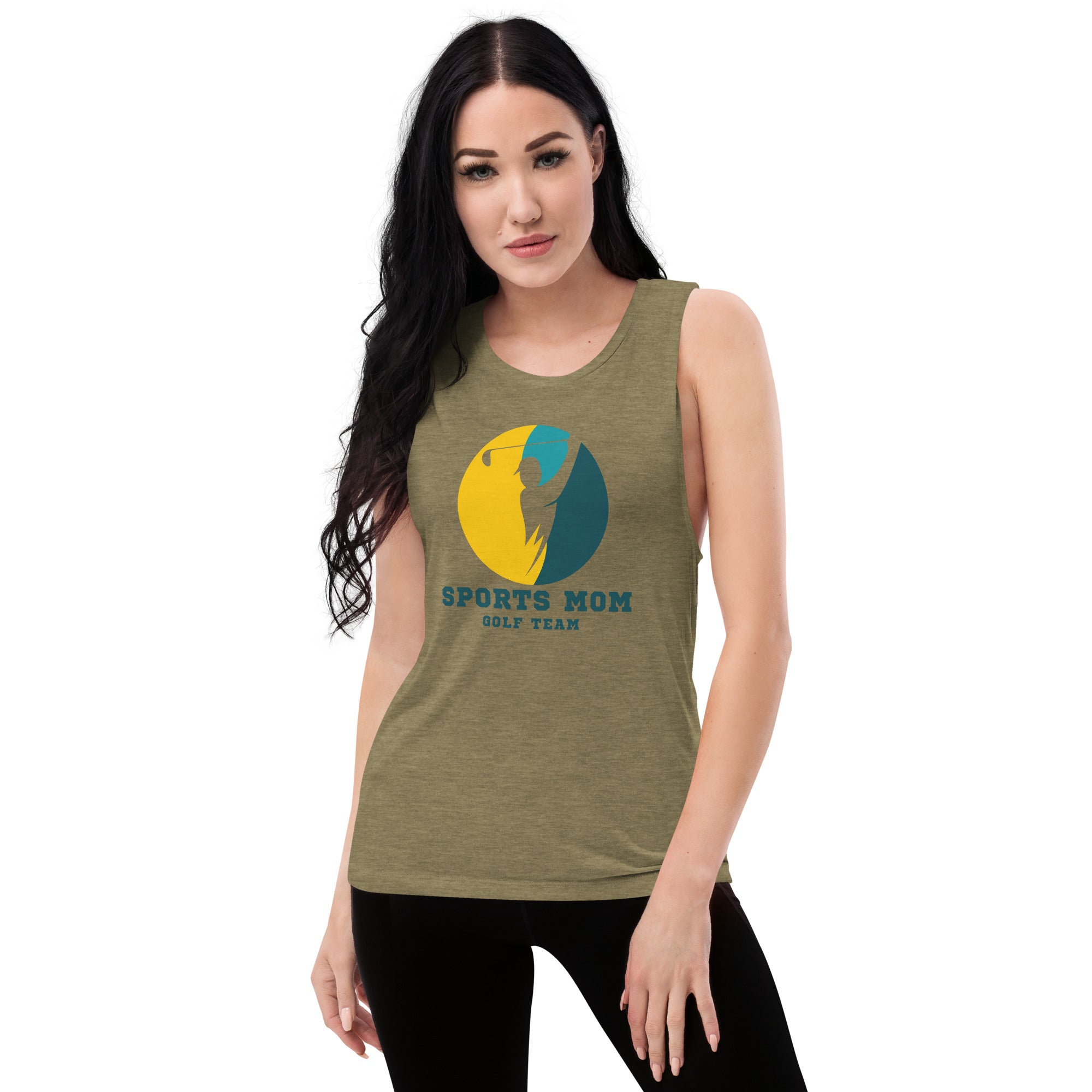 The Original Sports Mom Golf Team Women's Muscle Tank