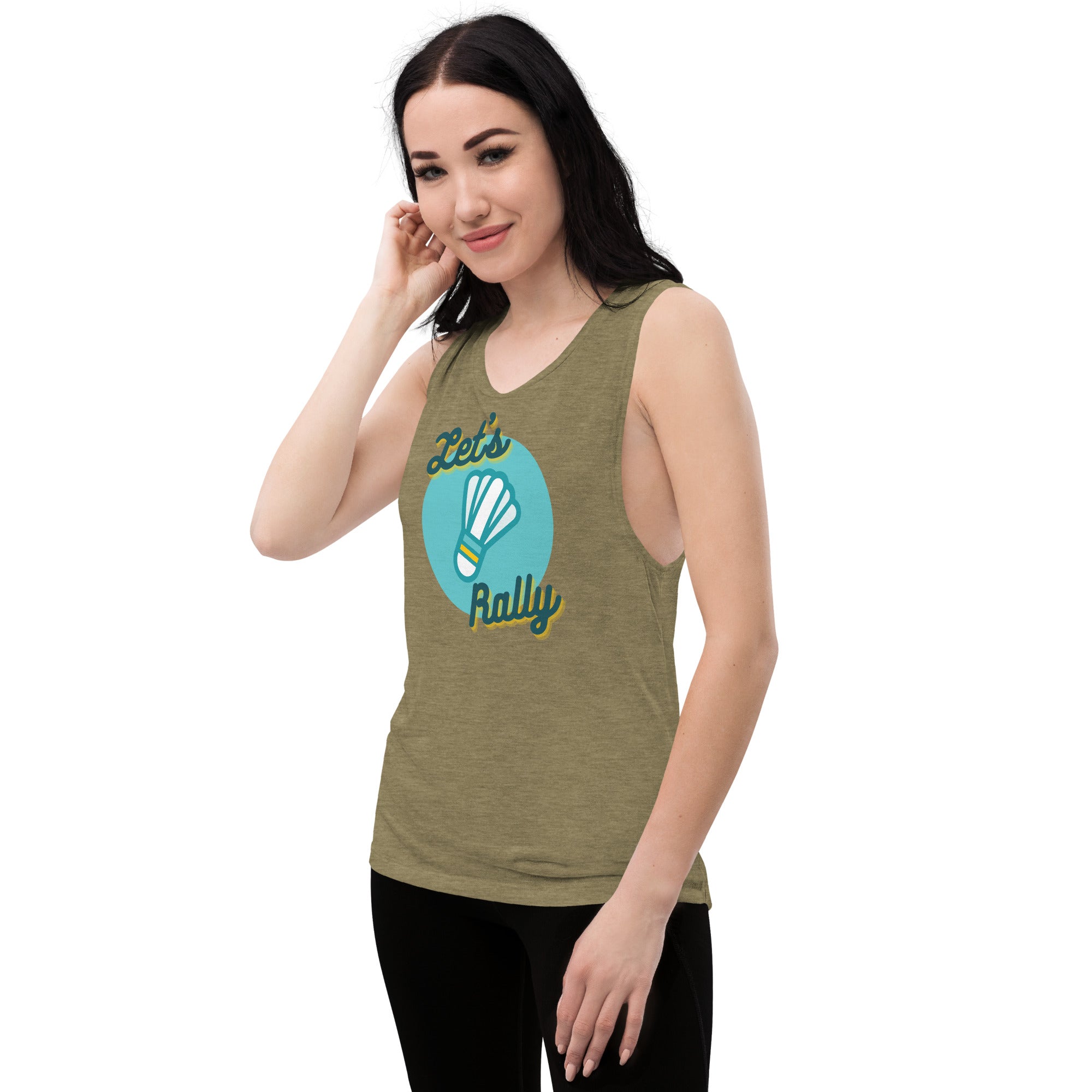 Let's Rally Women's Muscle Tank