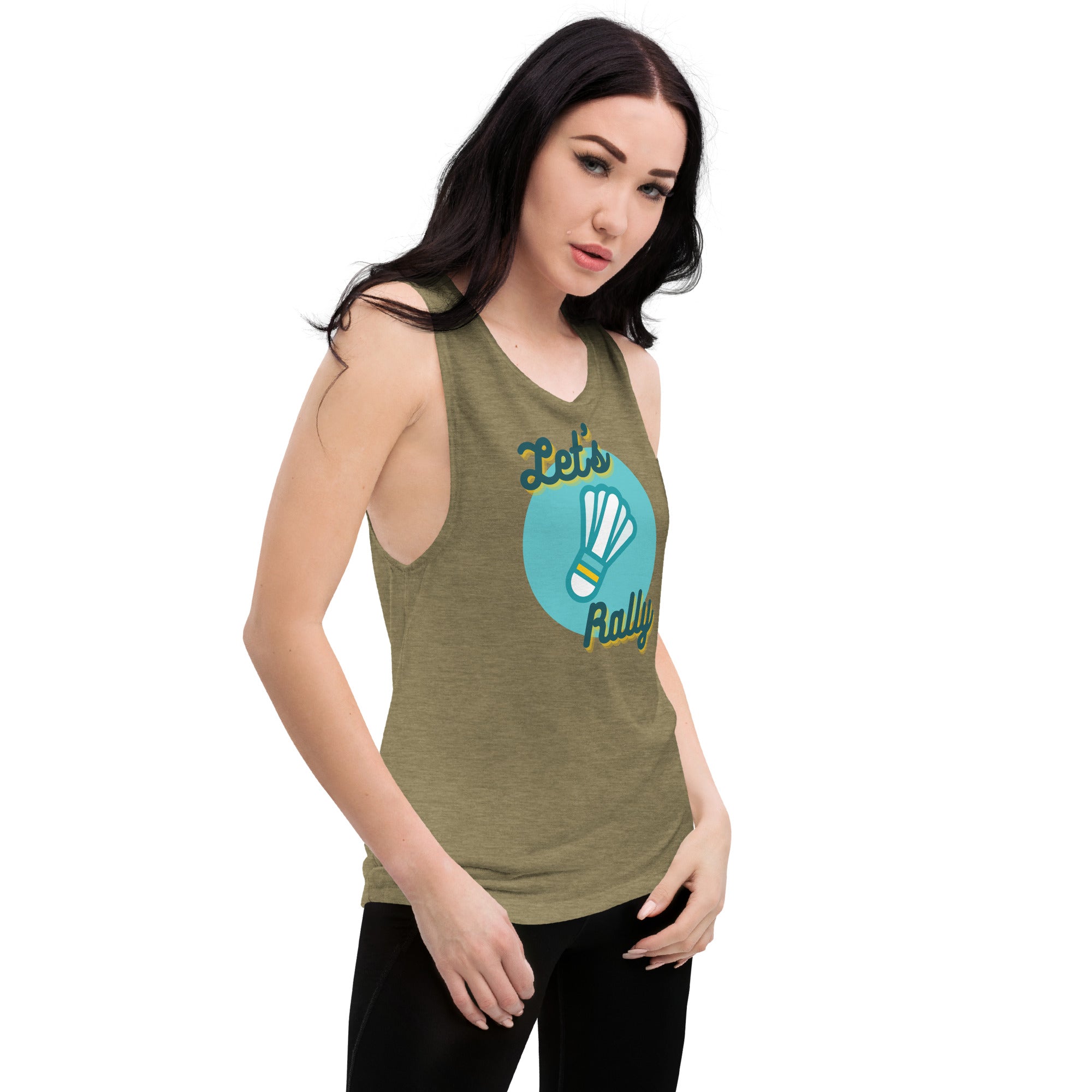 Let's Rally Women's Muscle Tank