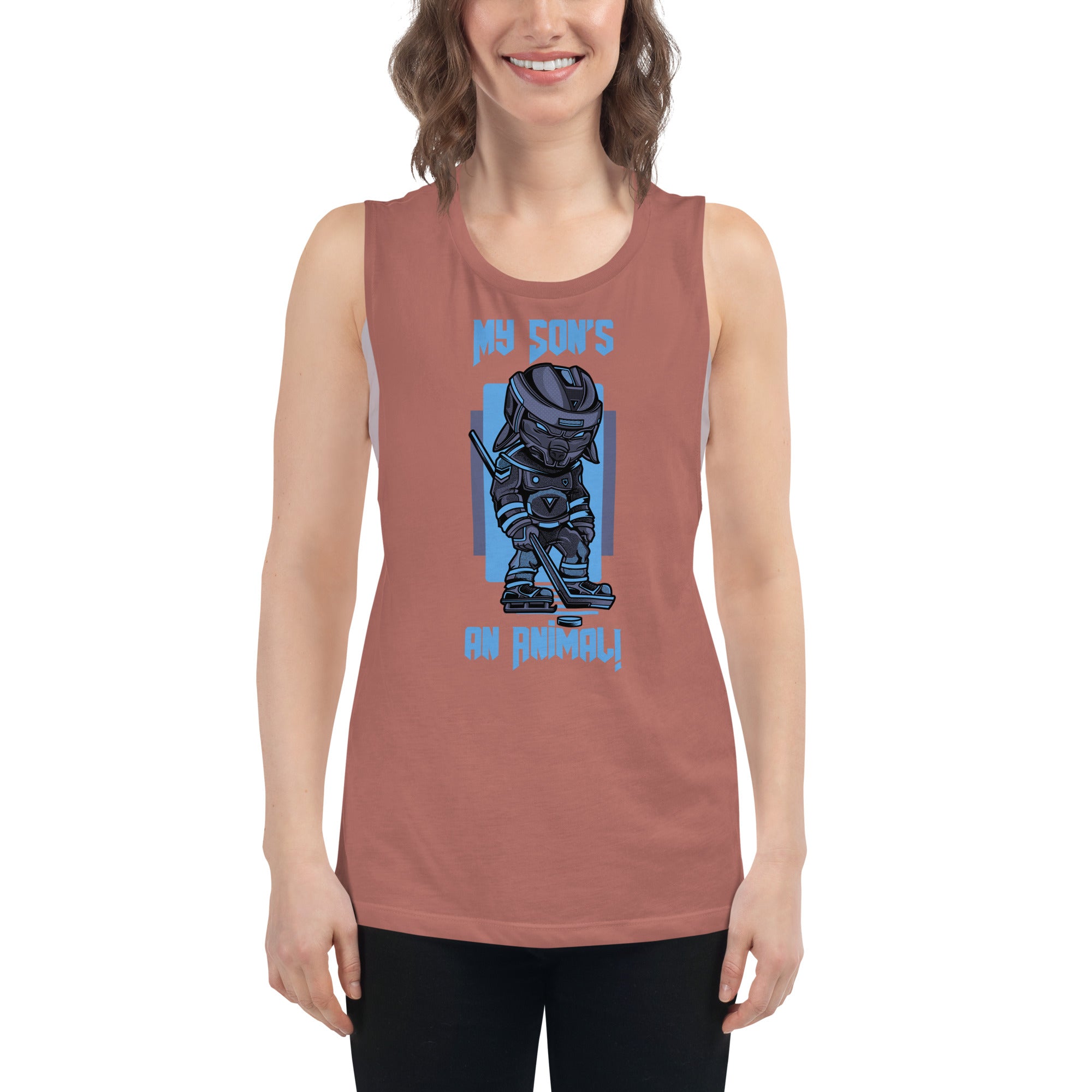 My Son's An Animal Women's Muscle Tank