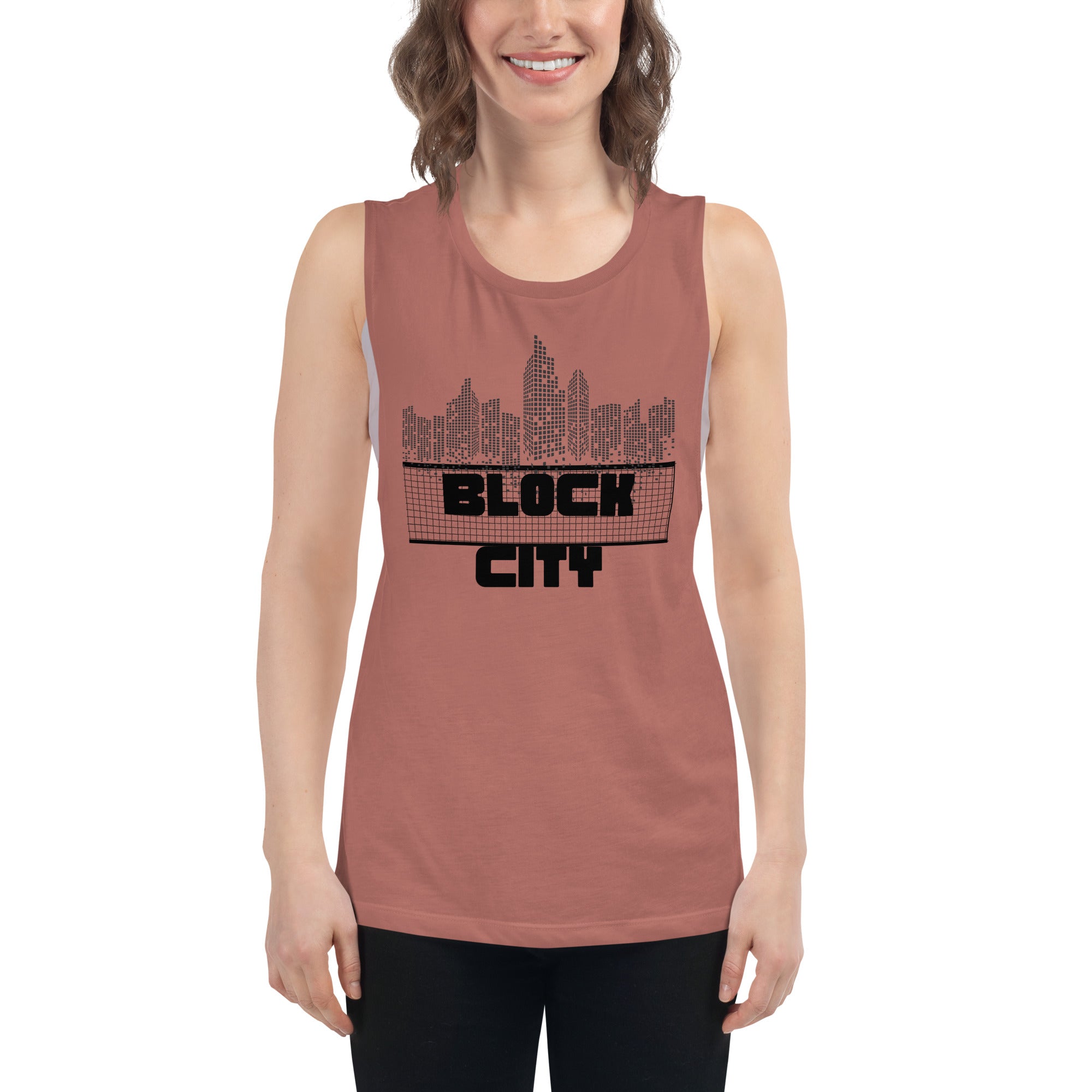 Block City Women's Muscle Tank