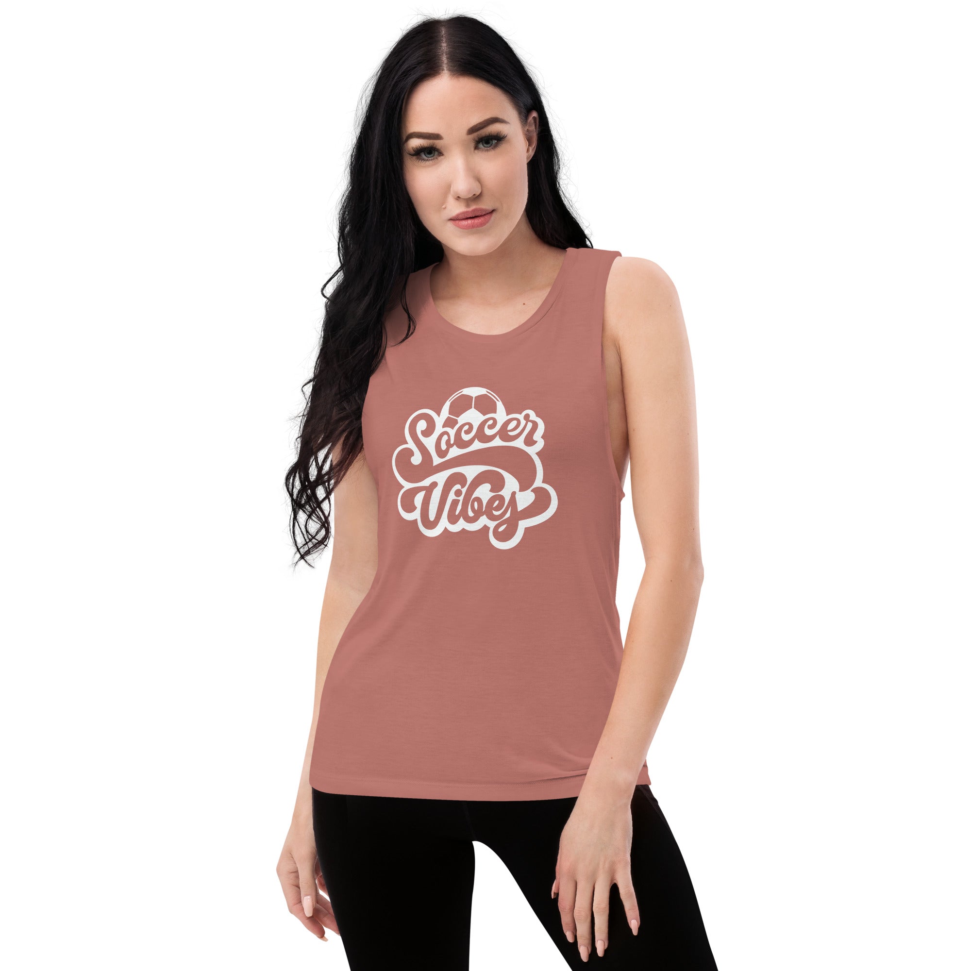 Soccer Vibes Women's Muscle Tank