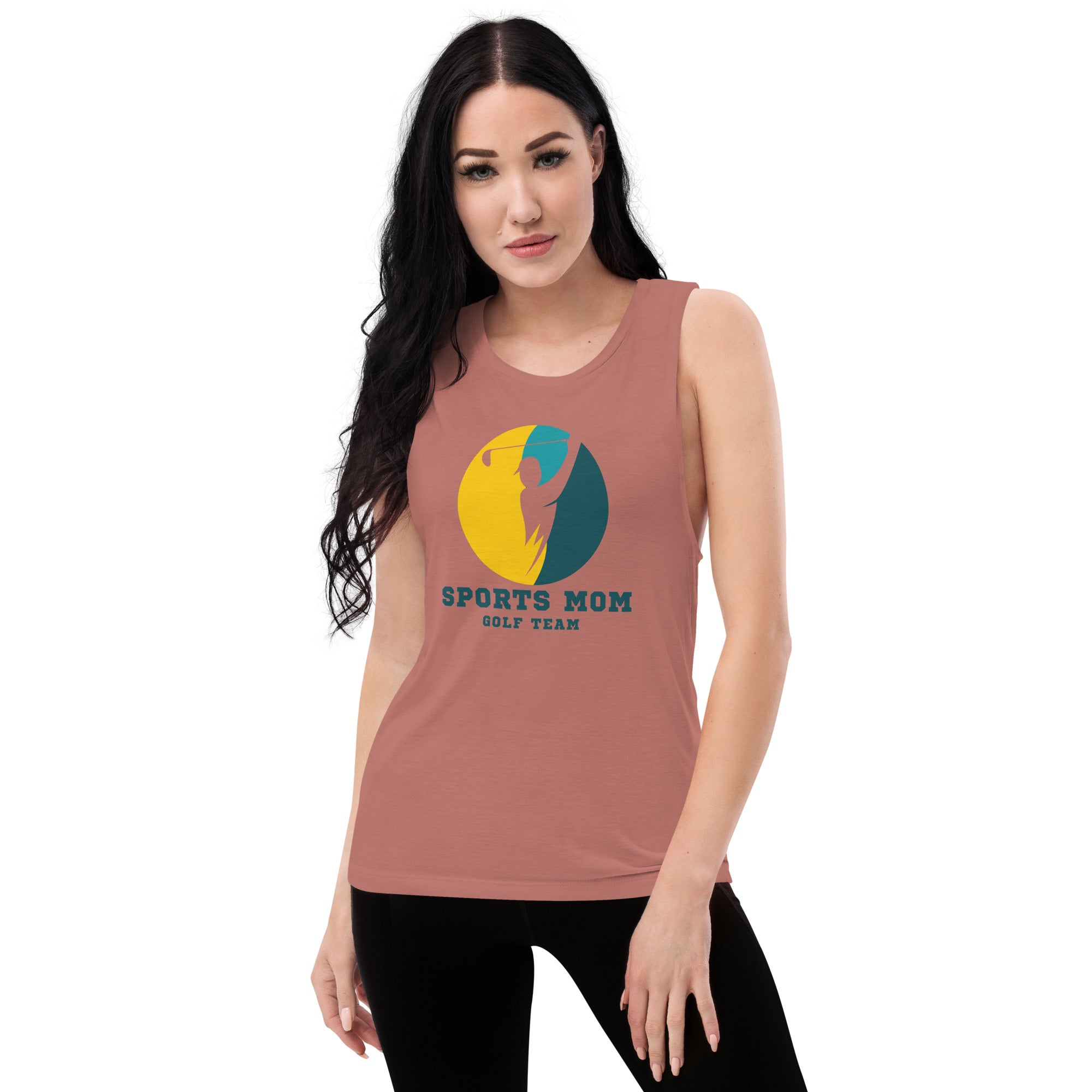 The Original Sports Mom Golf Team Women's Muscle Tank