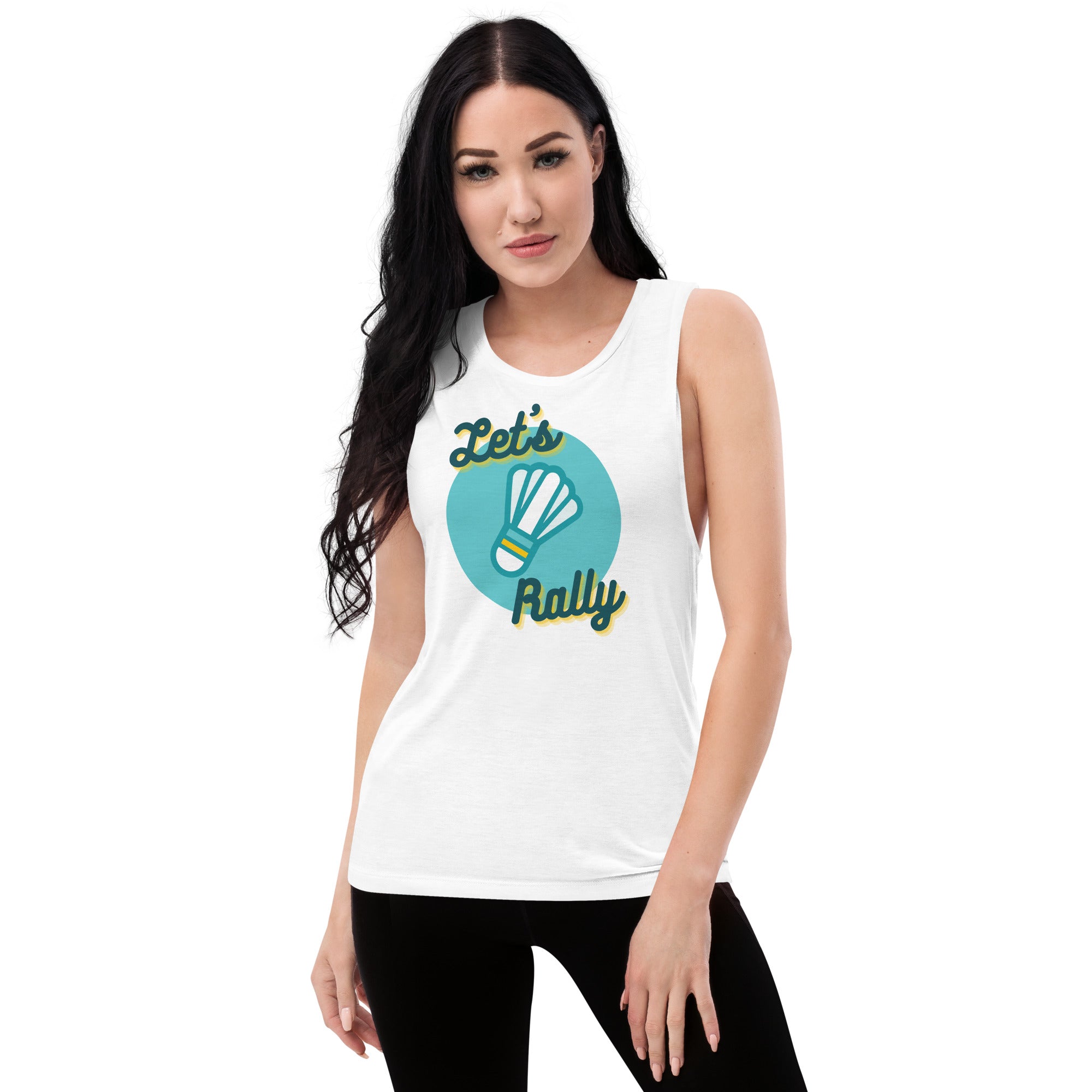 Let's Rally Women's Muscle Tank