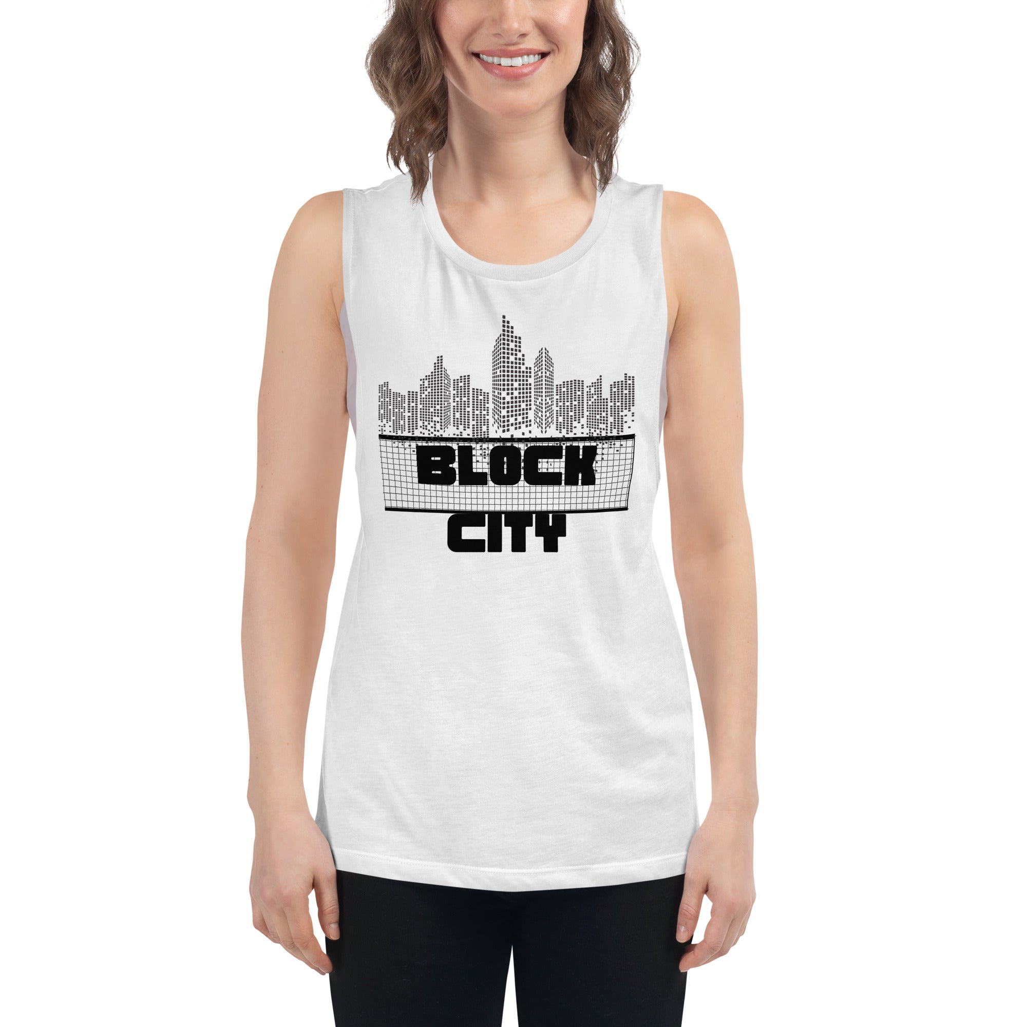 Block City Women's Muscle Tank