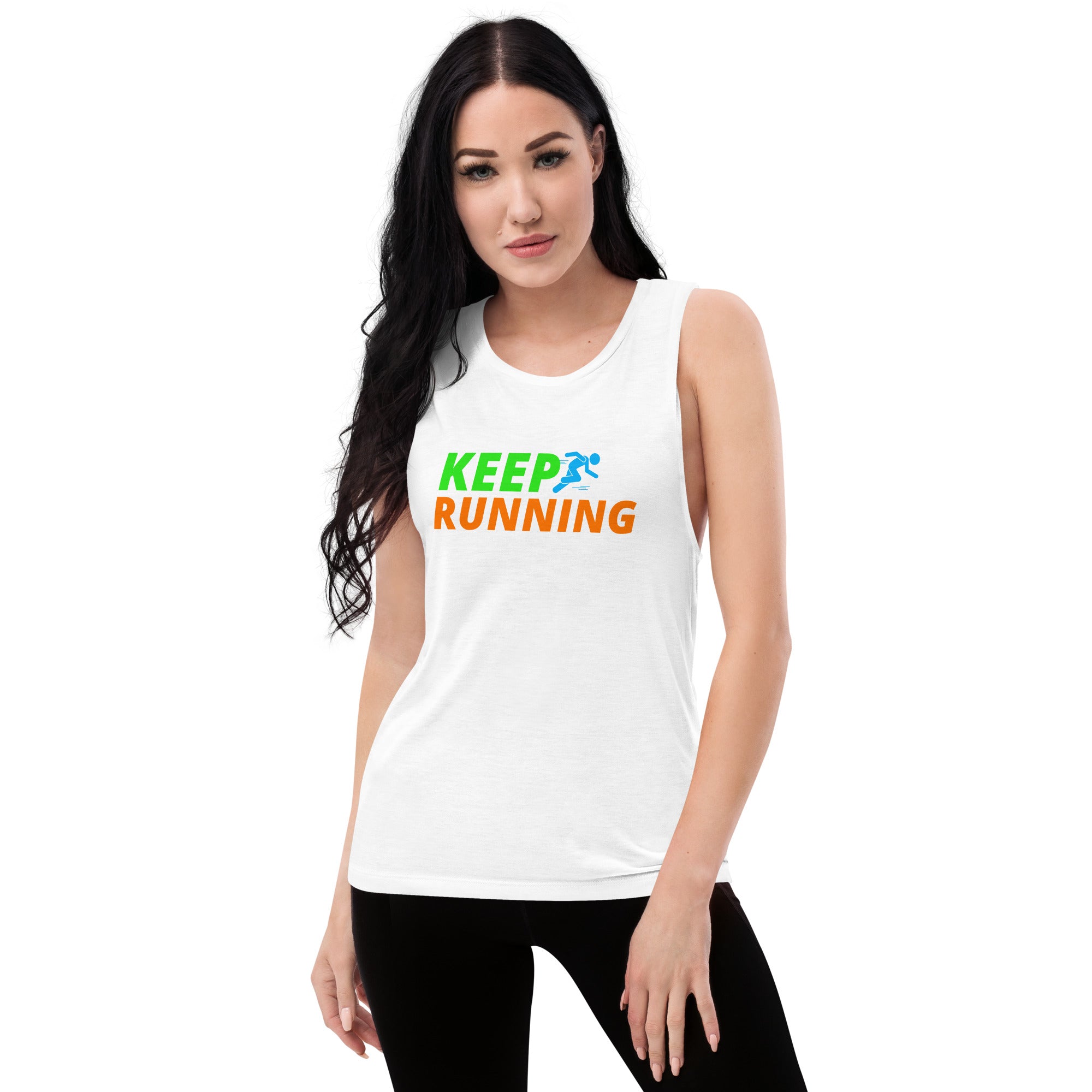 Keep Running Women's Muscle Tank
