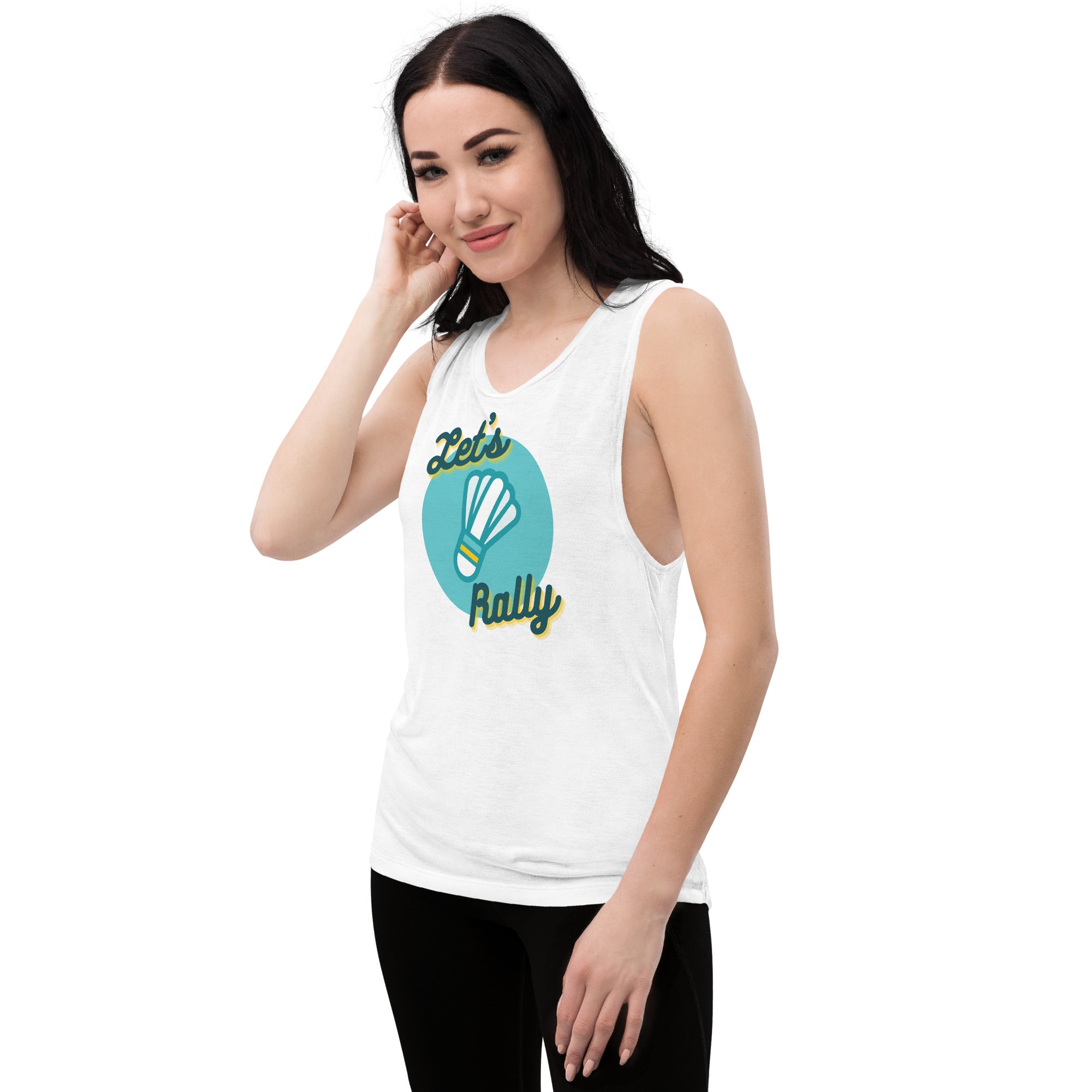 Let's Rally Women's Muscle Tank