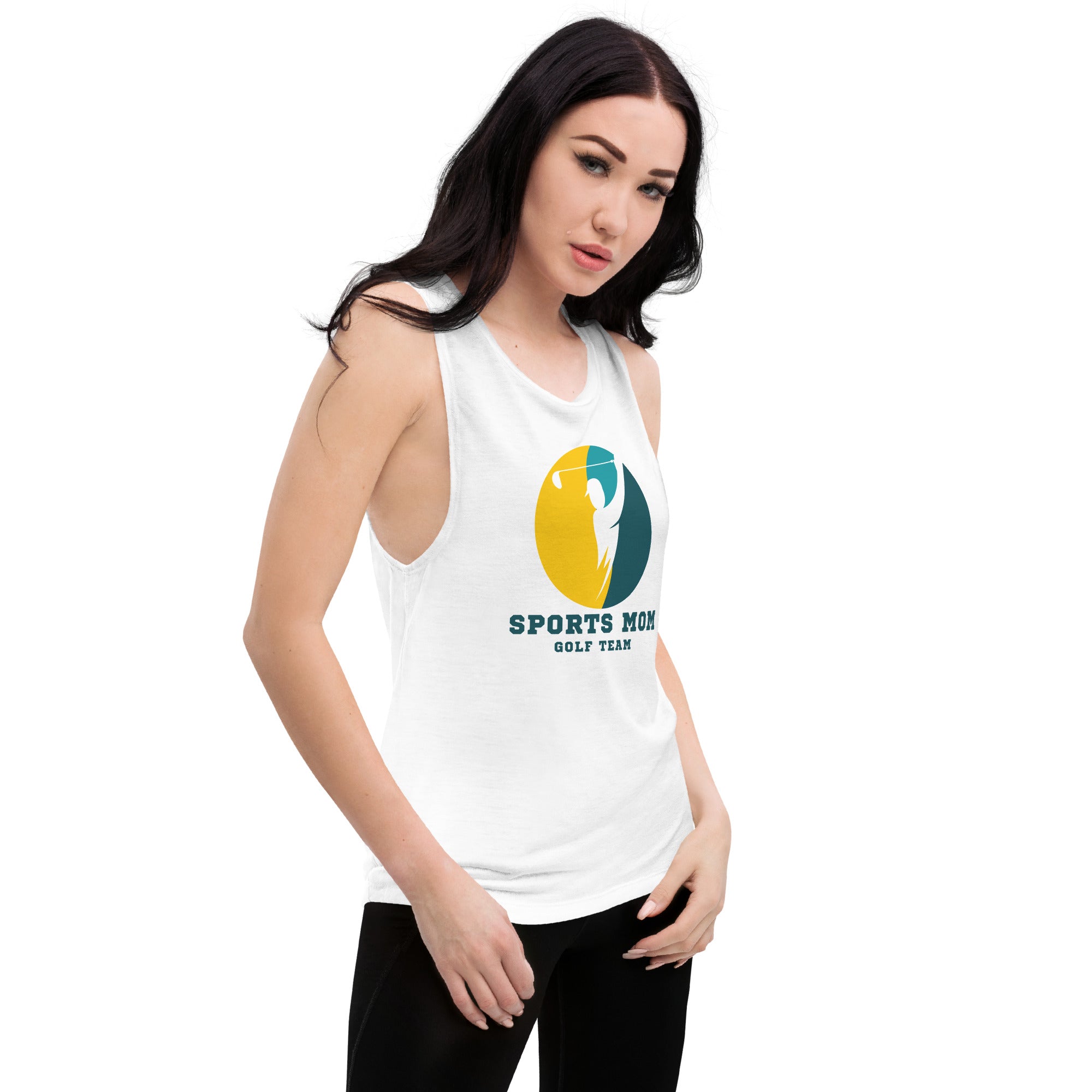 The Original Sports Mom Golf Team Women's Muscle Tank