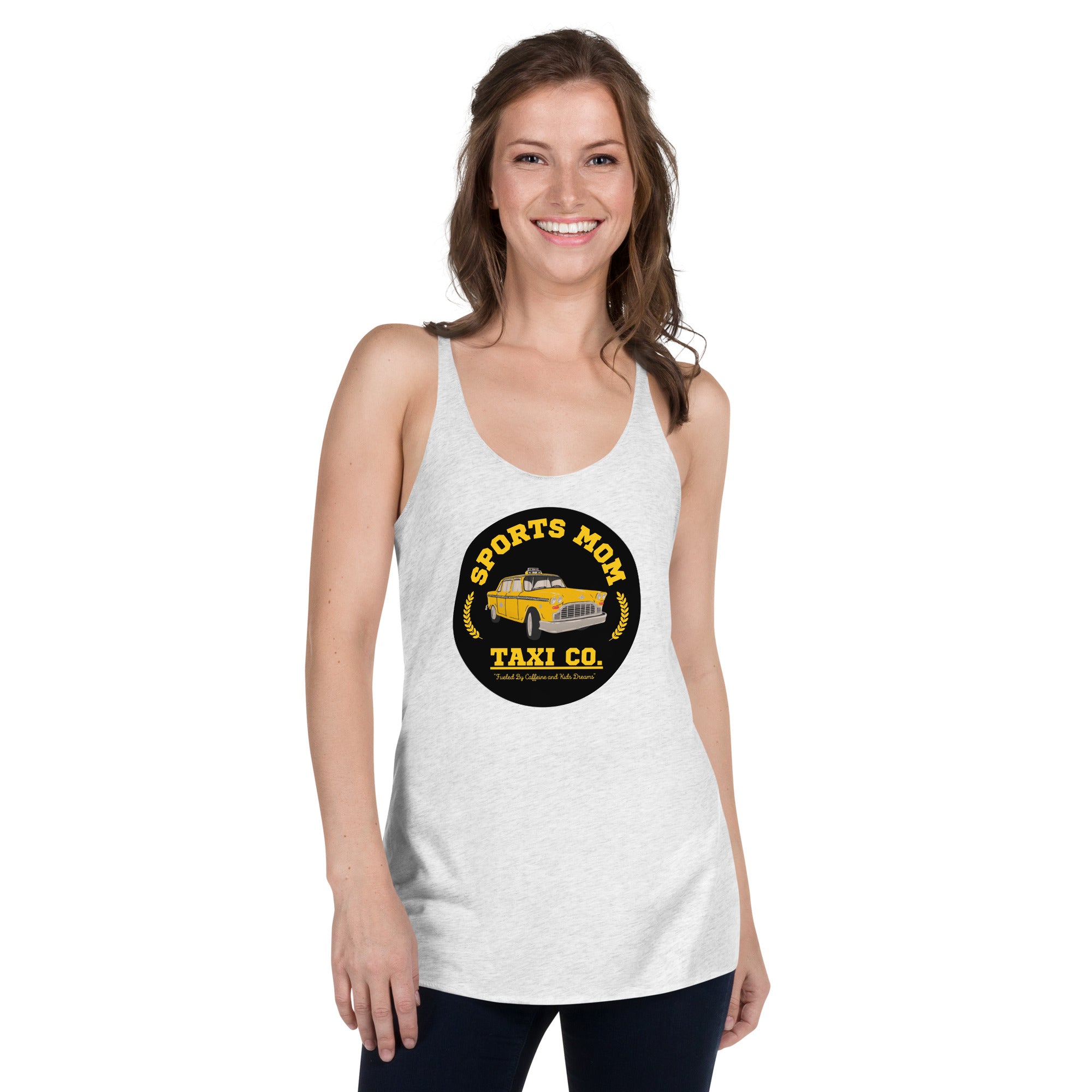 The Sports Mom Taxi Co. Original Racerback Tank