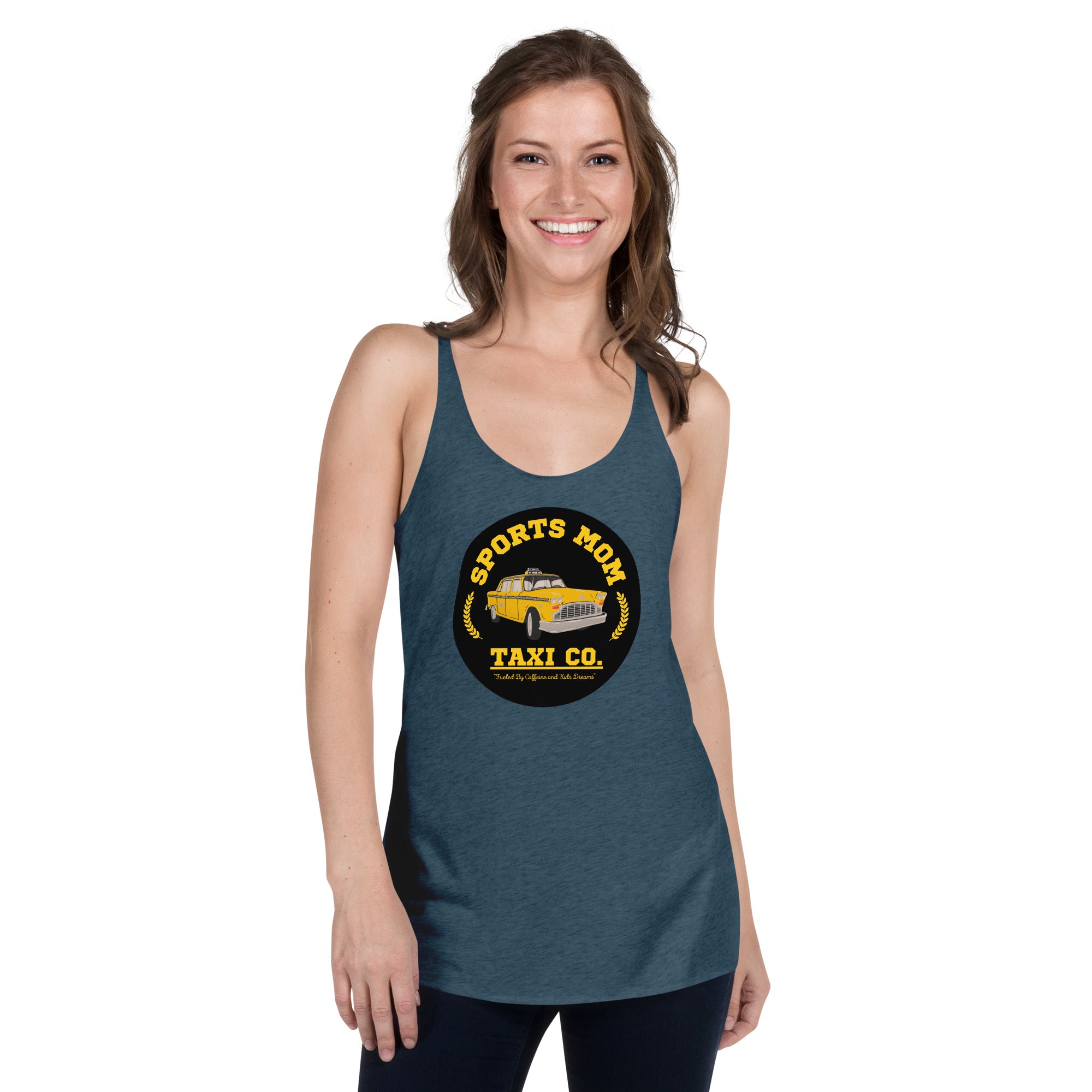 The Sports Mom Taxi Co. Original Racerback Tank