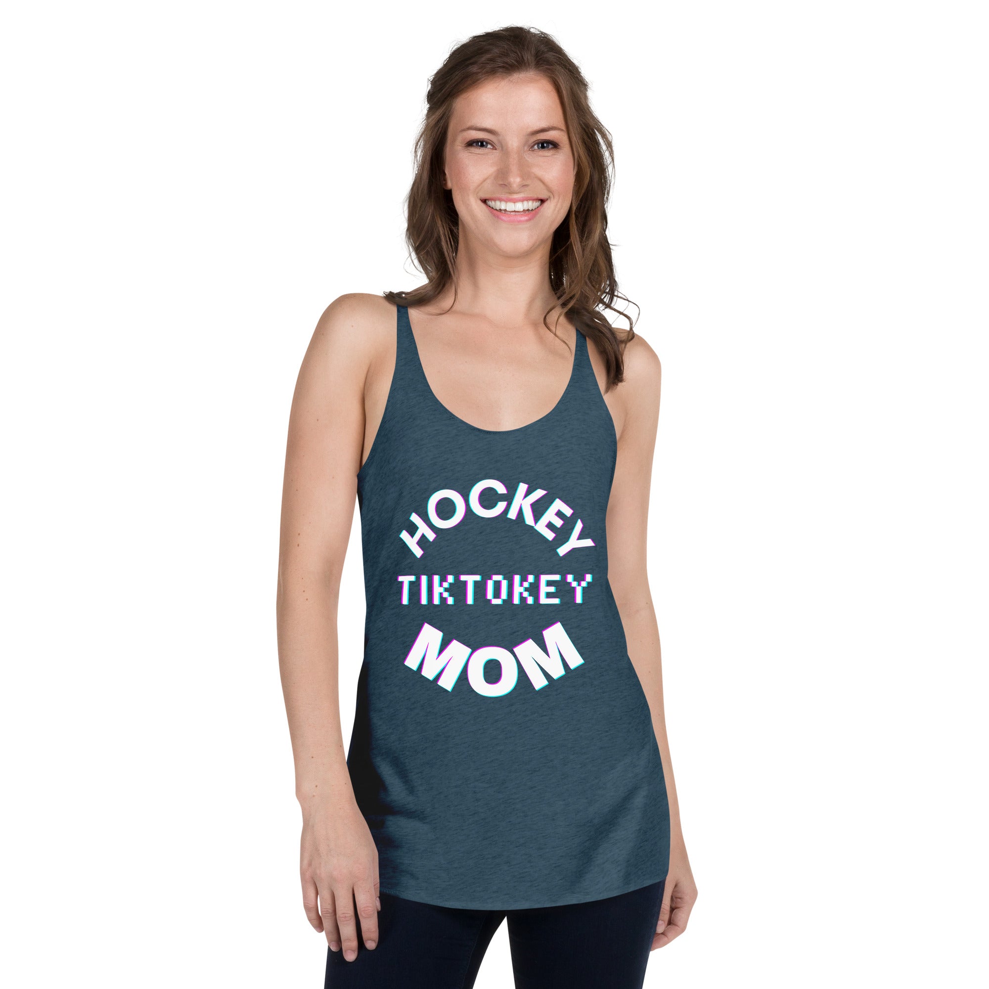 Hockey Tiktokey Women's Racerback Tank