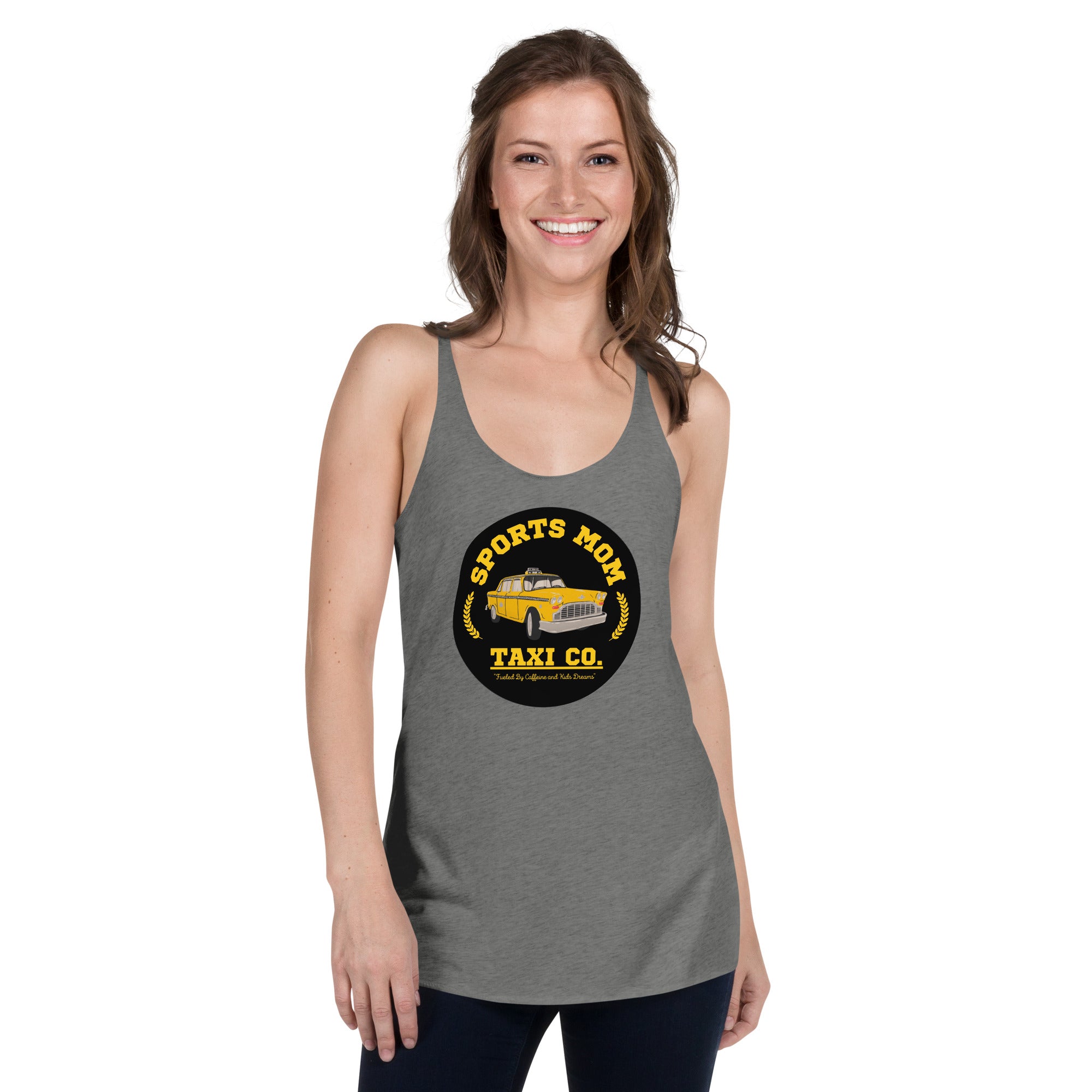 The Sports Mom Taxi Co. Original Racerback Tank