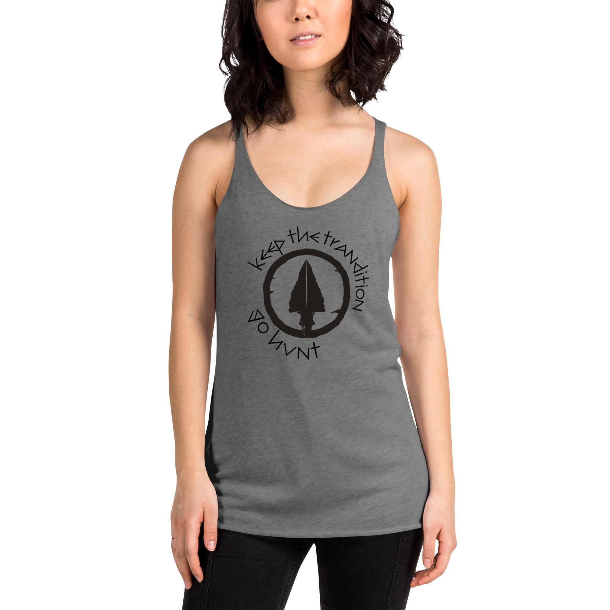 Keep The Tradition Women's Racerback Tank - Go Hunt