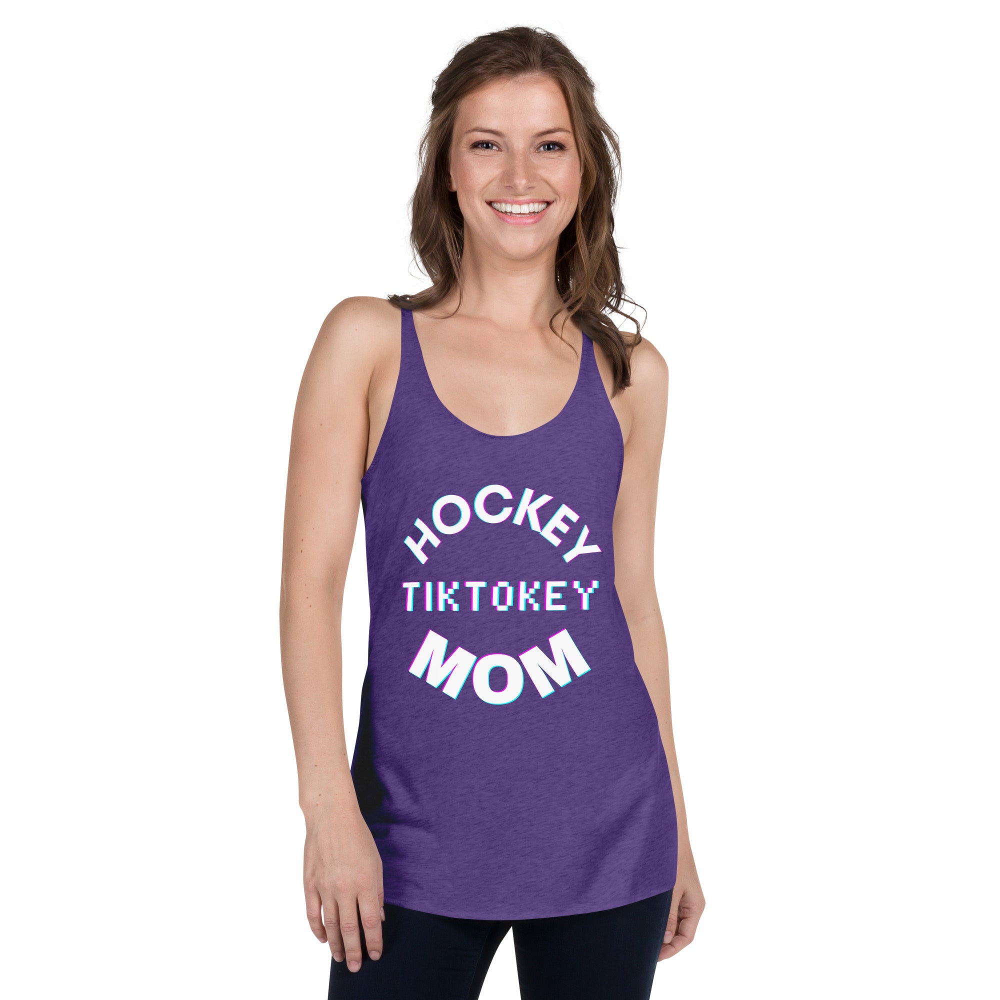 Hockey Tiktokey Women's Racerback Tank