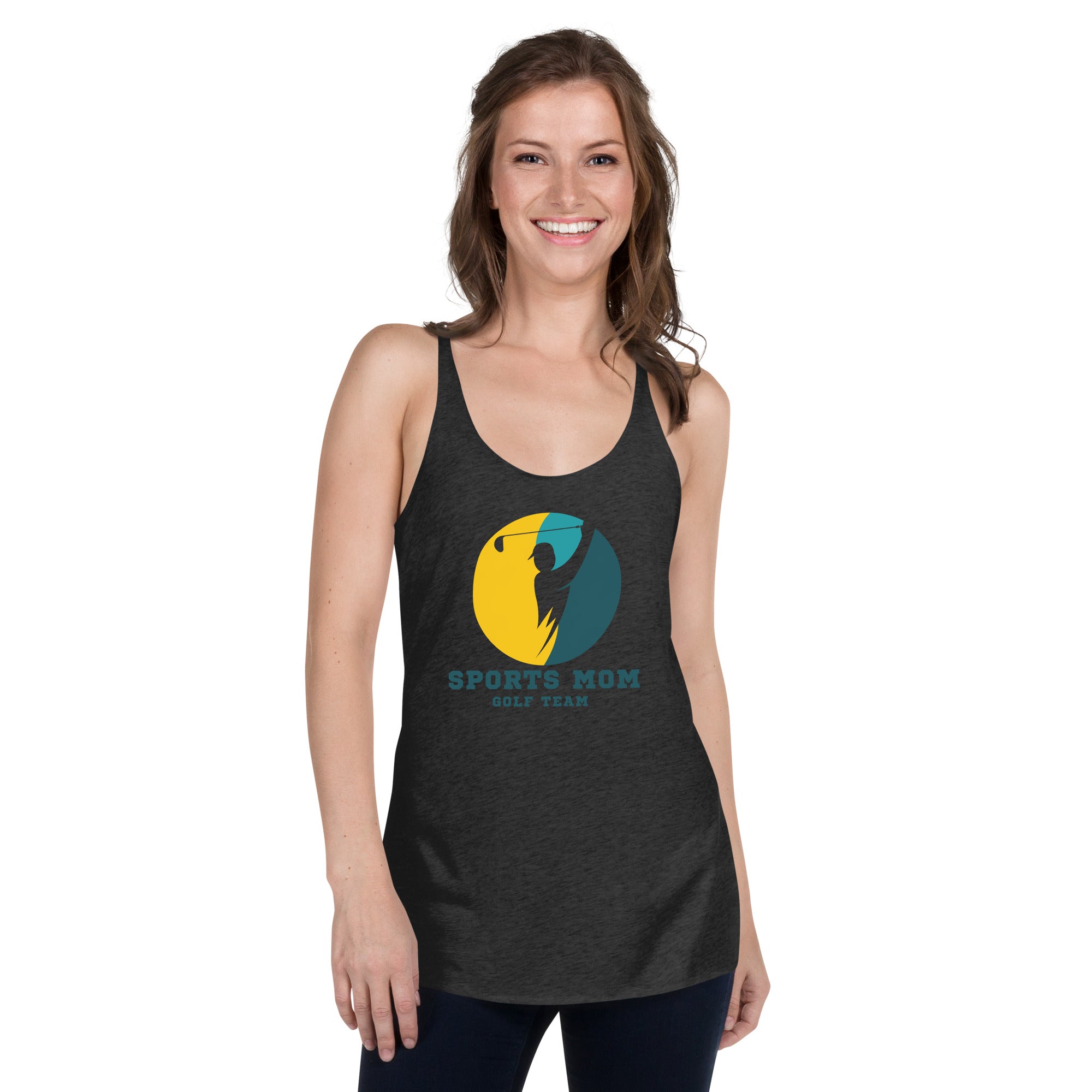 The Original Sports Mom Golf Team Women's Racerback Tank