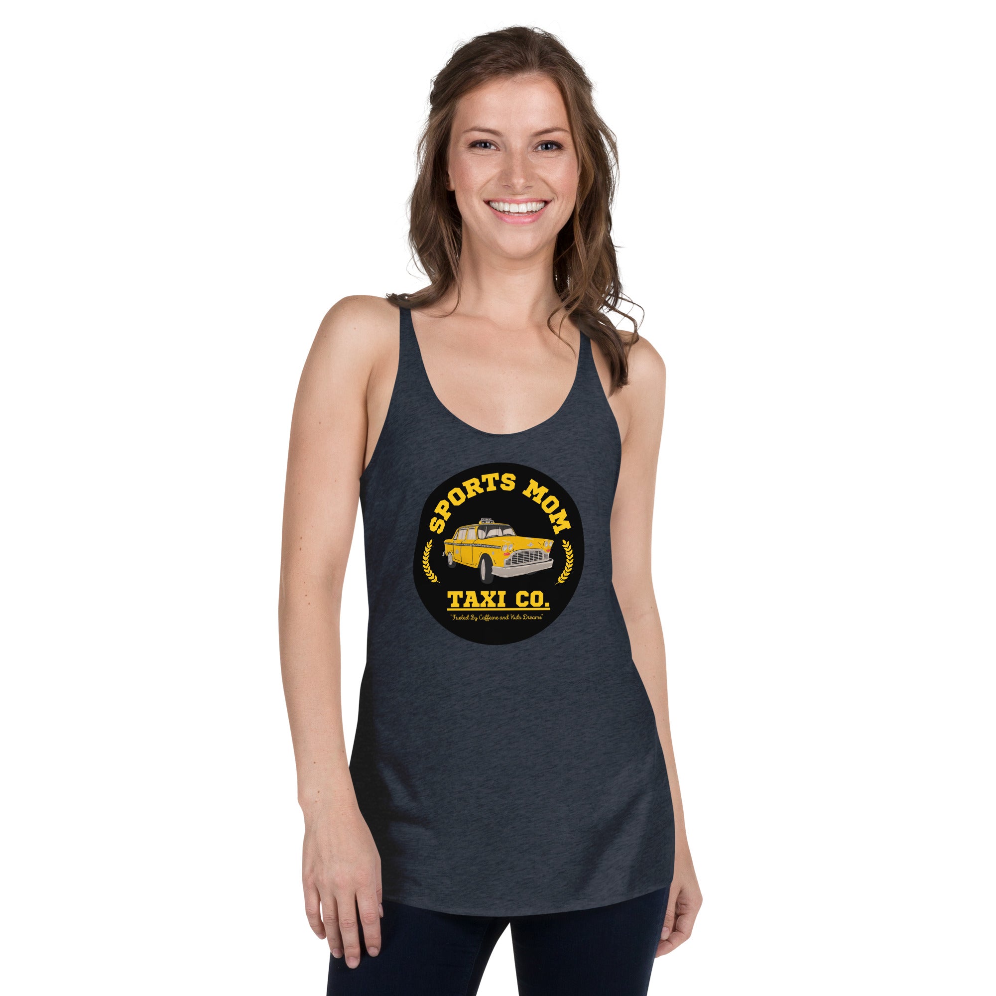 The Sports Mom Taxi Co. Original Racerback Tank