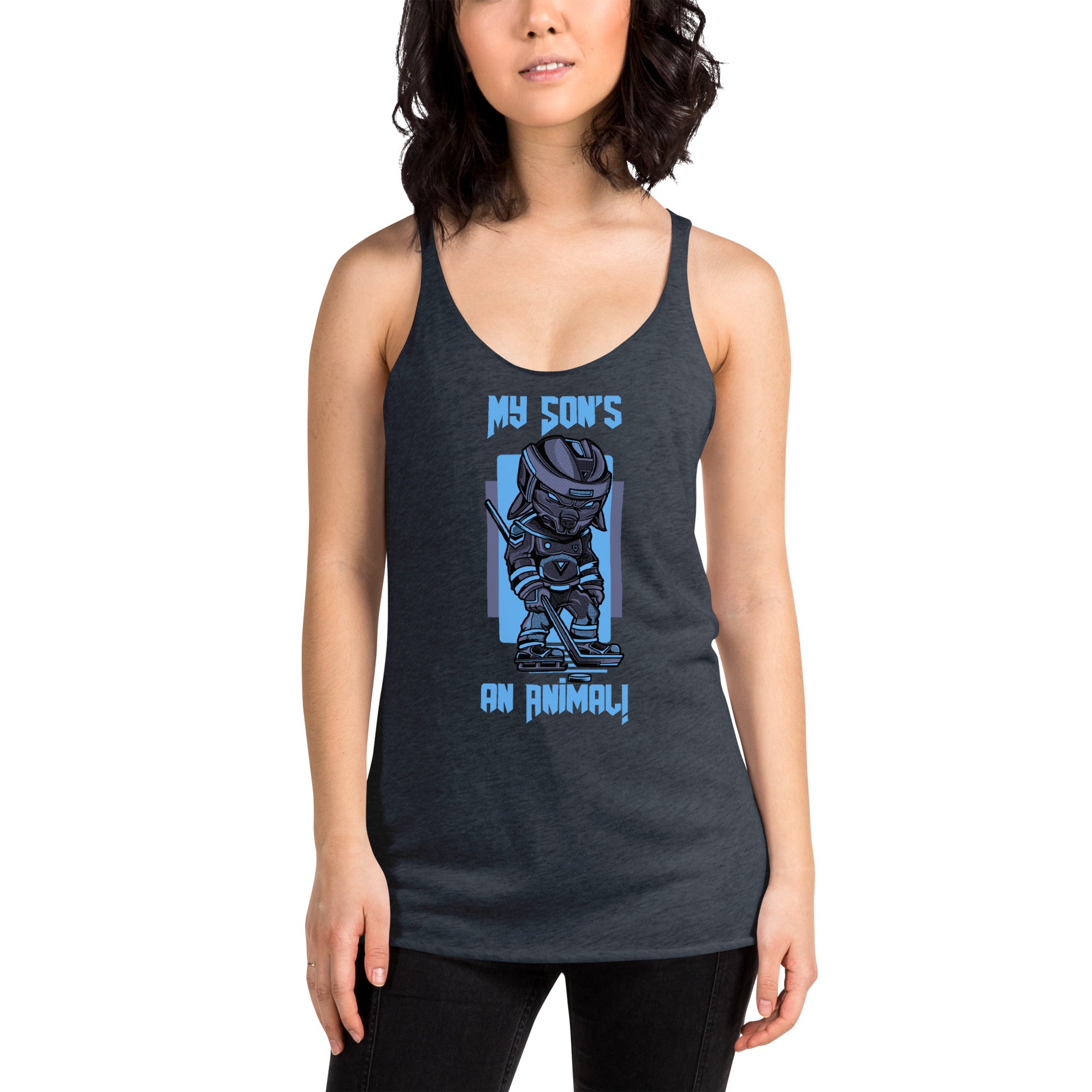 My Son's An Animal Women's Racerback Tank