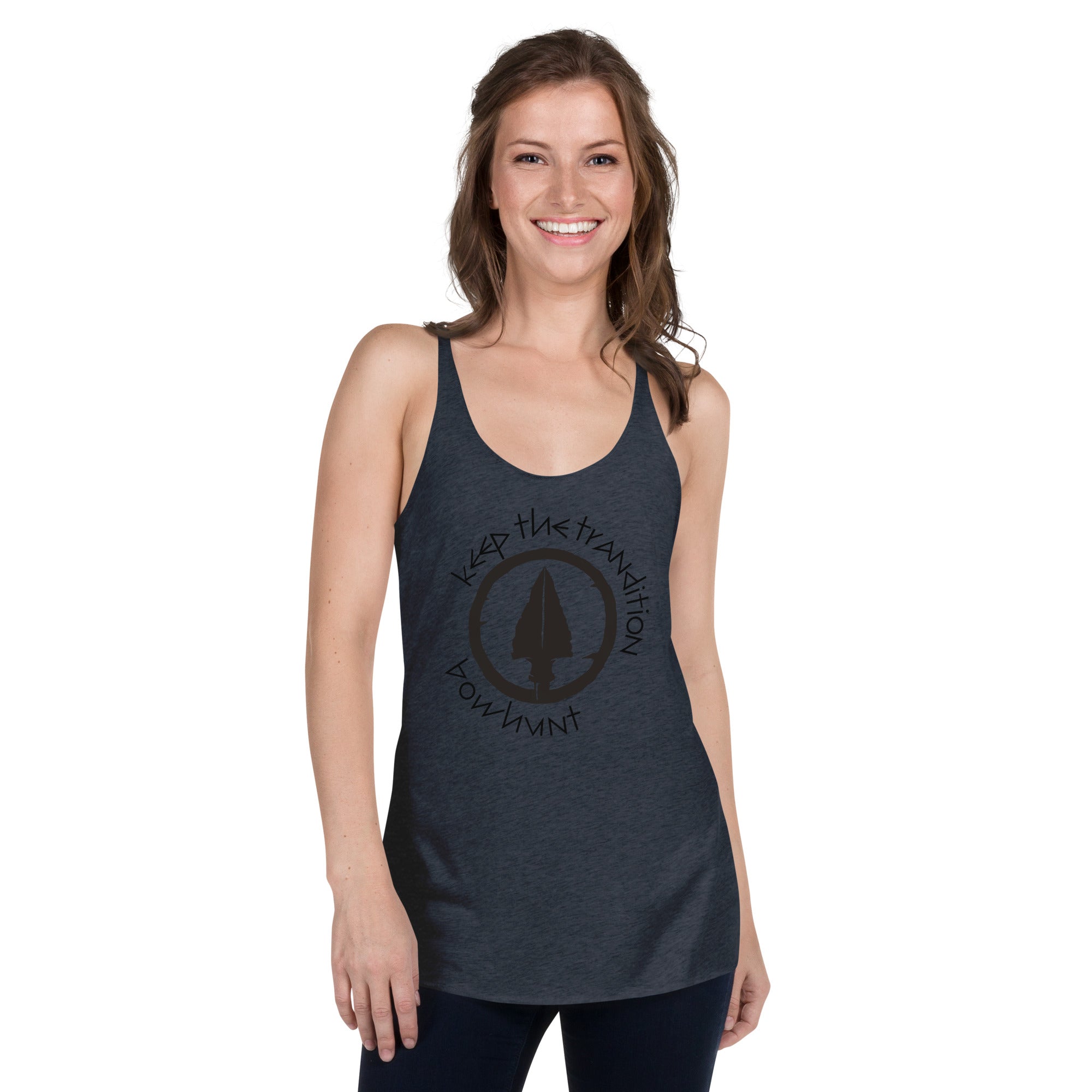 Keep The Tradition Women's Racerback Tank - Bow Hunt