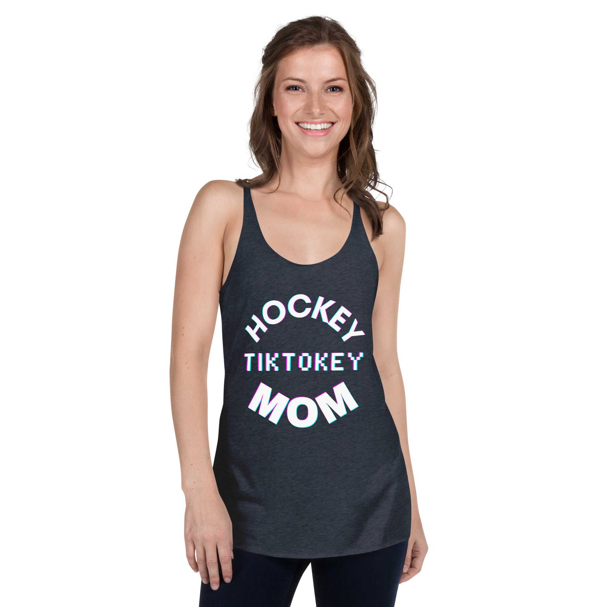 Hockey Tiktokey Women's Racerback Tank