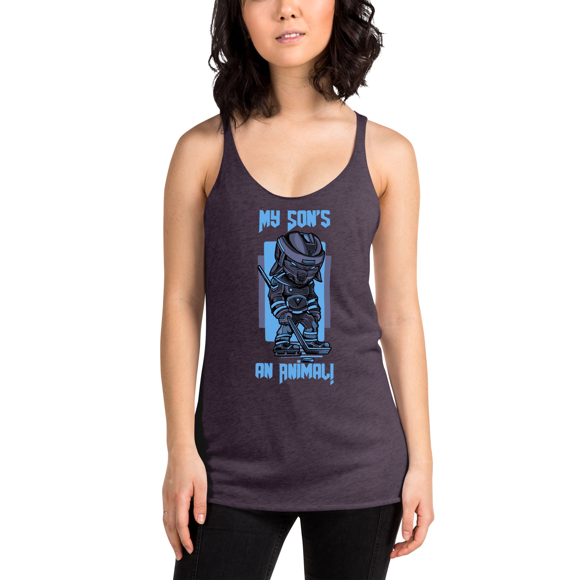 My Son's An Animal Women's Racerback Tank