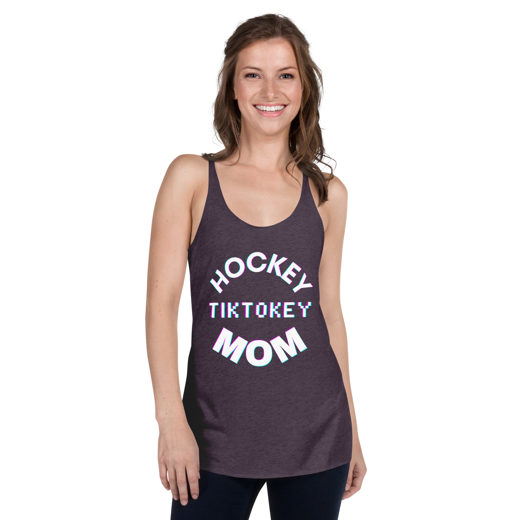 Hockey Tiktokey Women's Racerback Tank