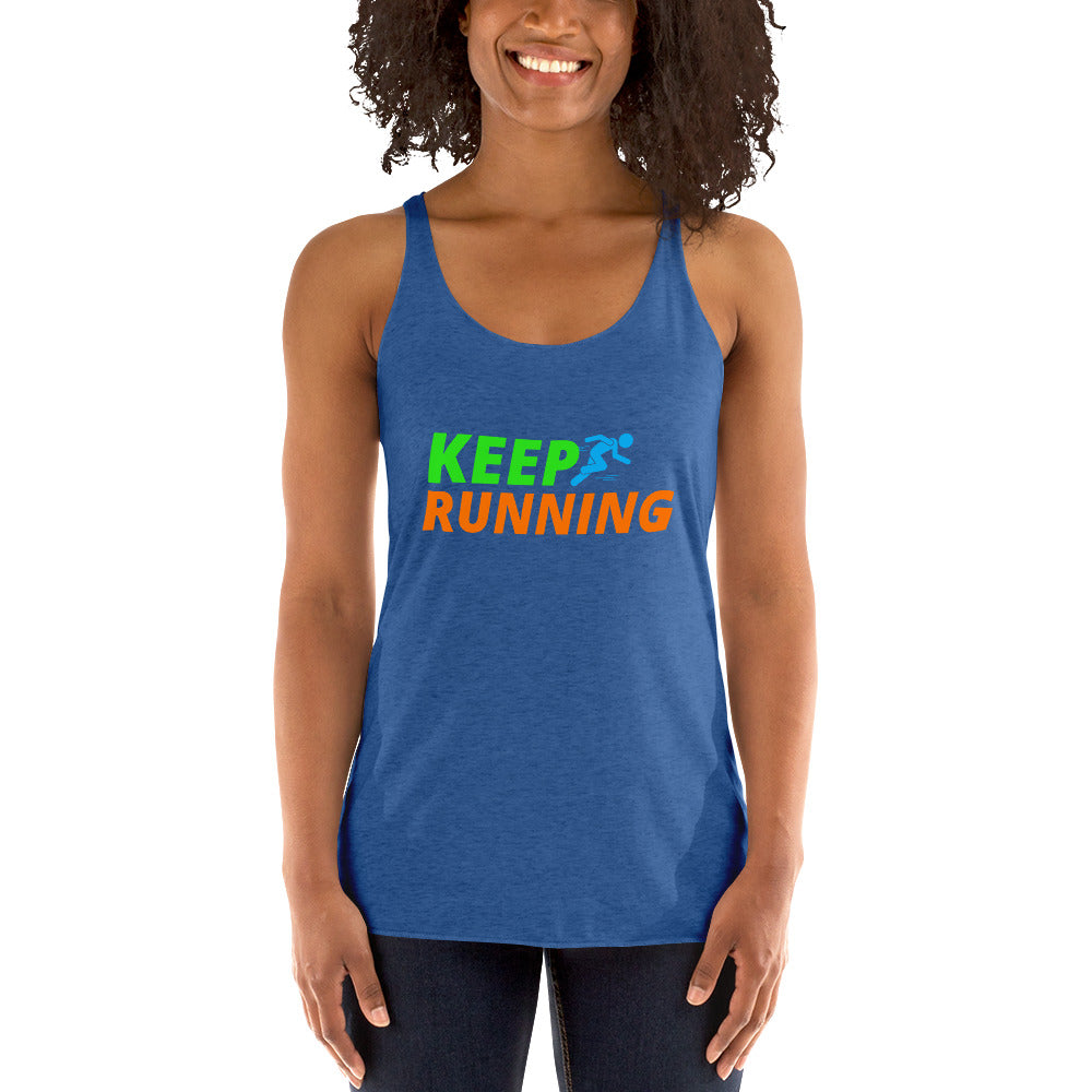 Keep Running Women's Racerback Tank