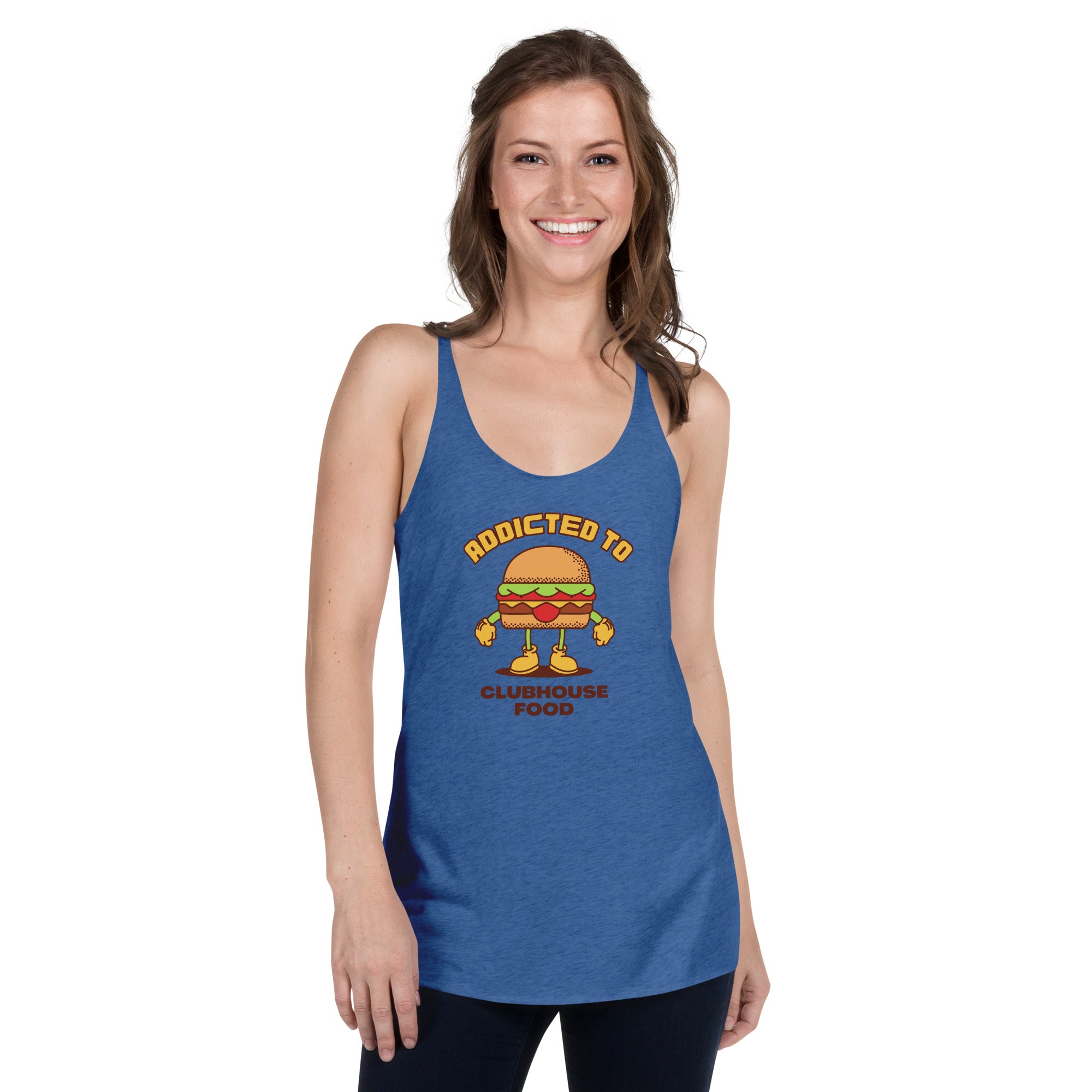 Addicted To Clubhouse Food Women's Racerback Tank